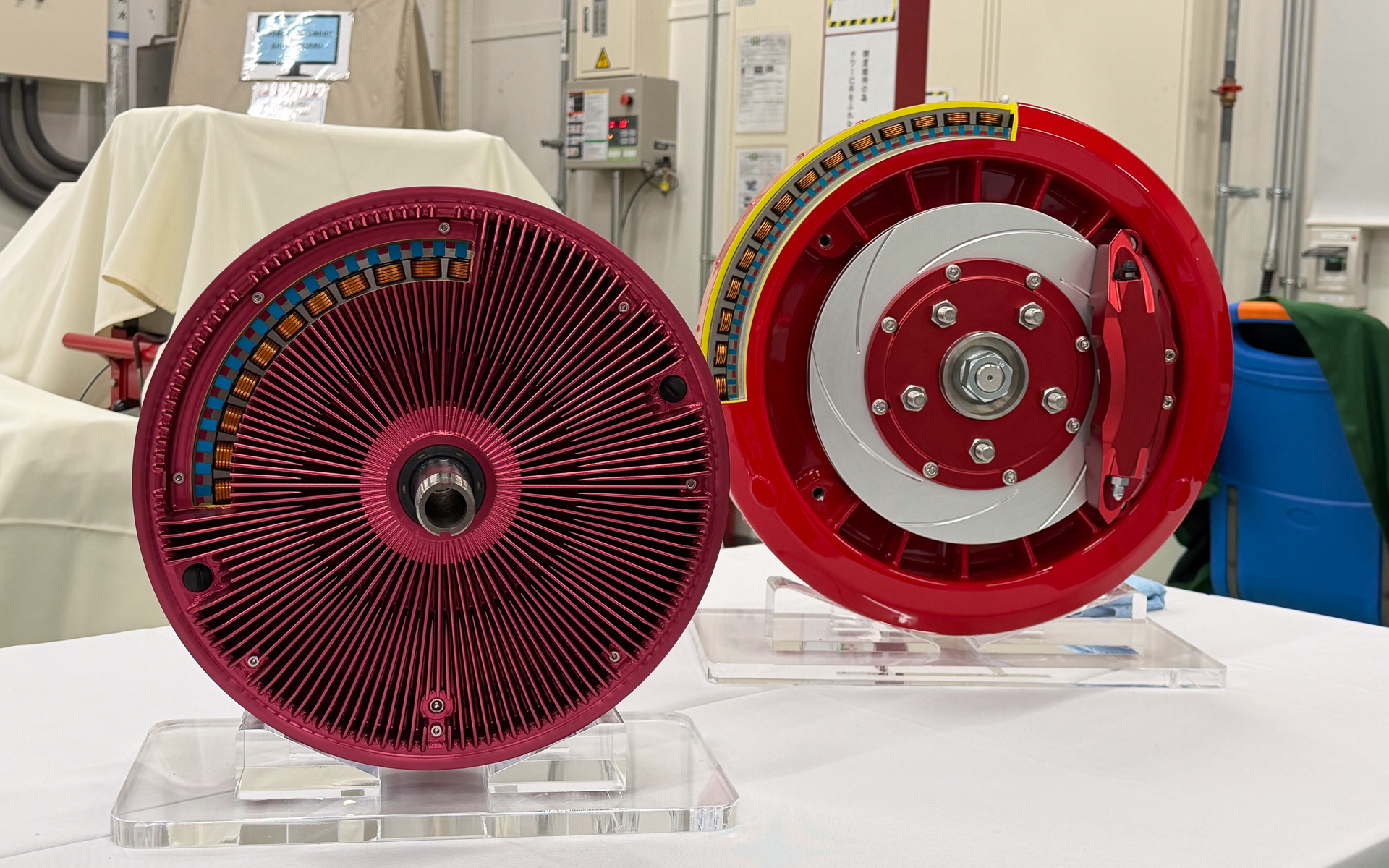 アステモが開発中のインホイールモーター