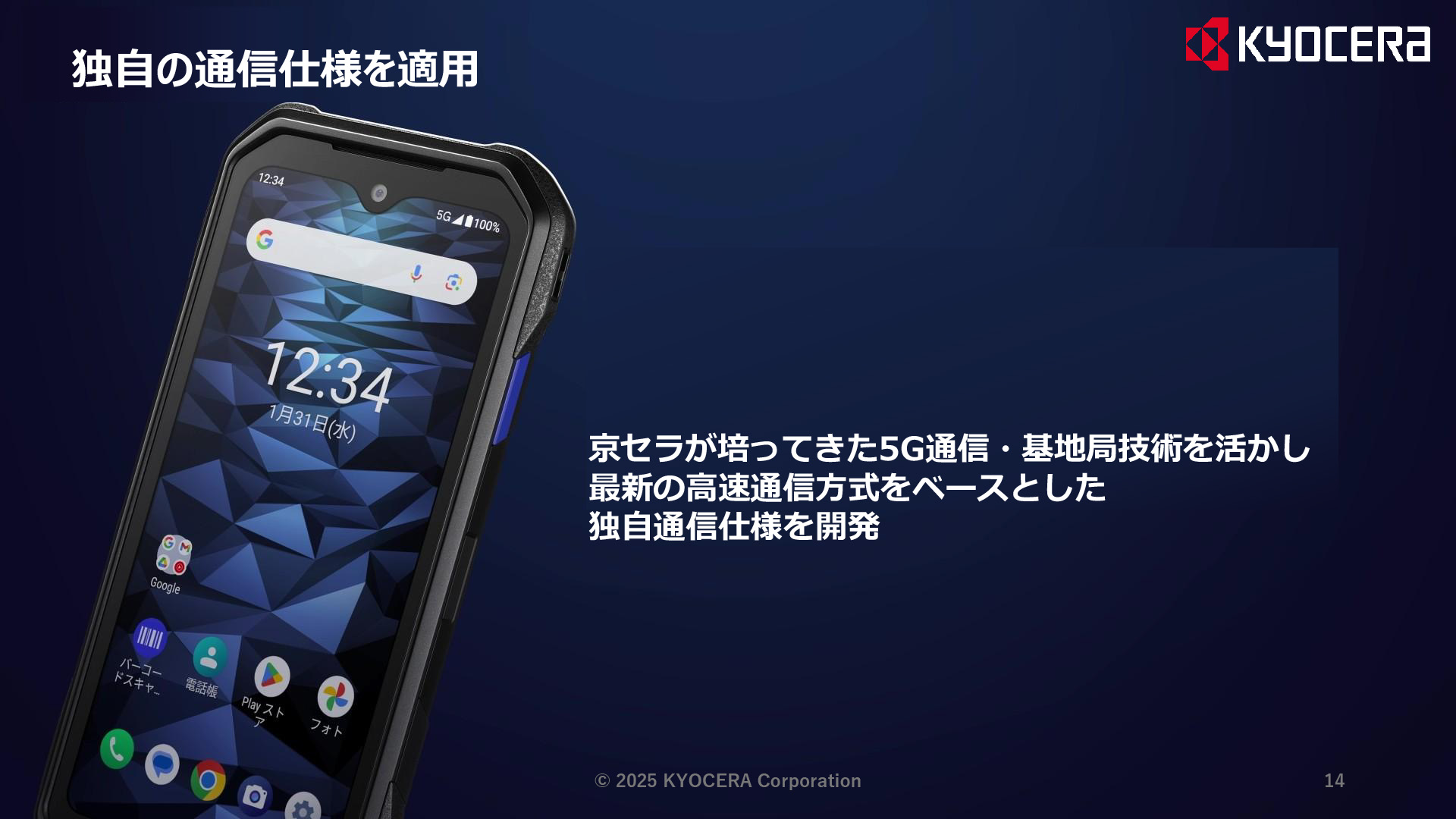 独自の通信仕様を適用