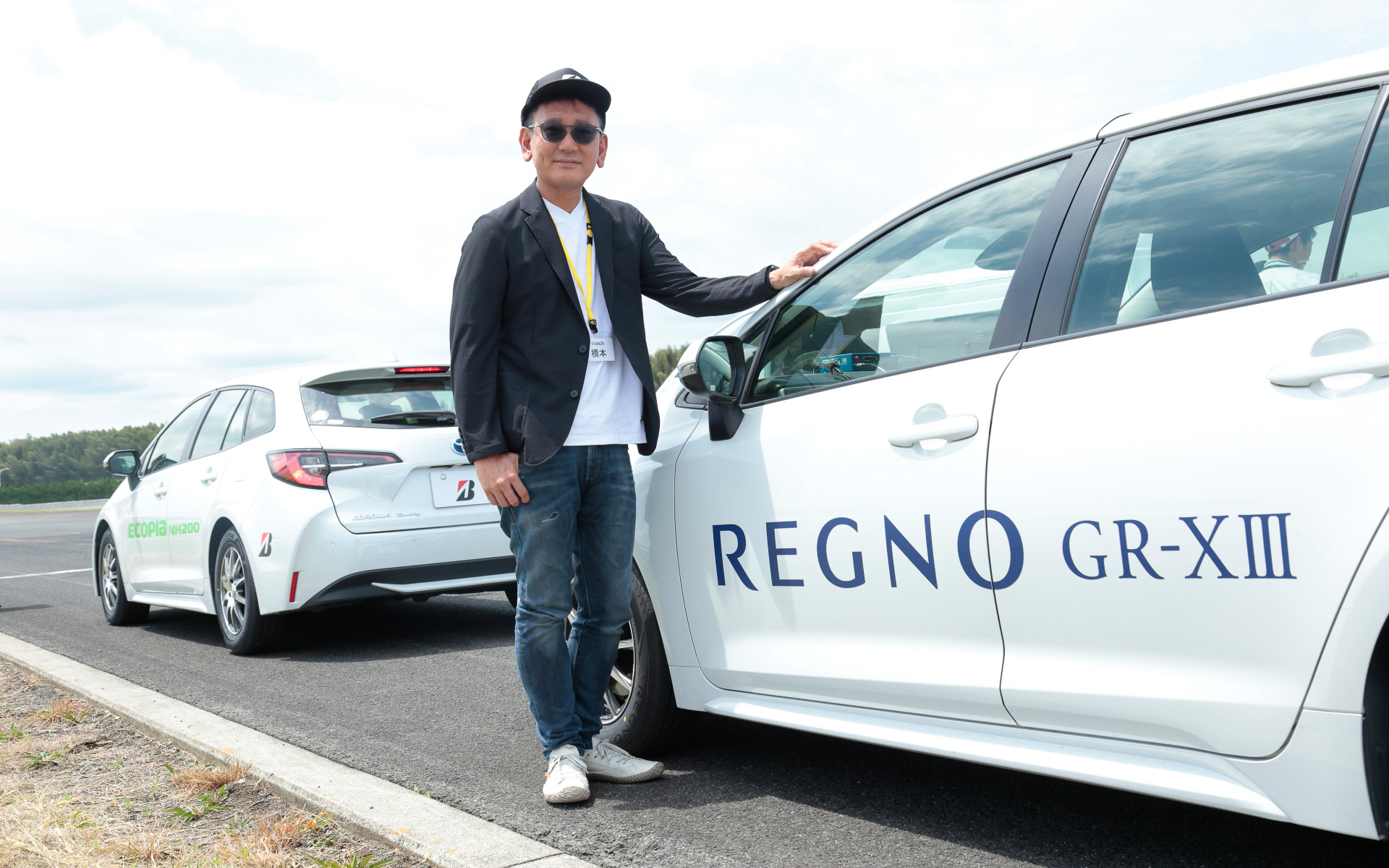 ワインディングコースとウエット円旋回路でテストドライバーとの走りの違いを確かめた