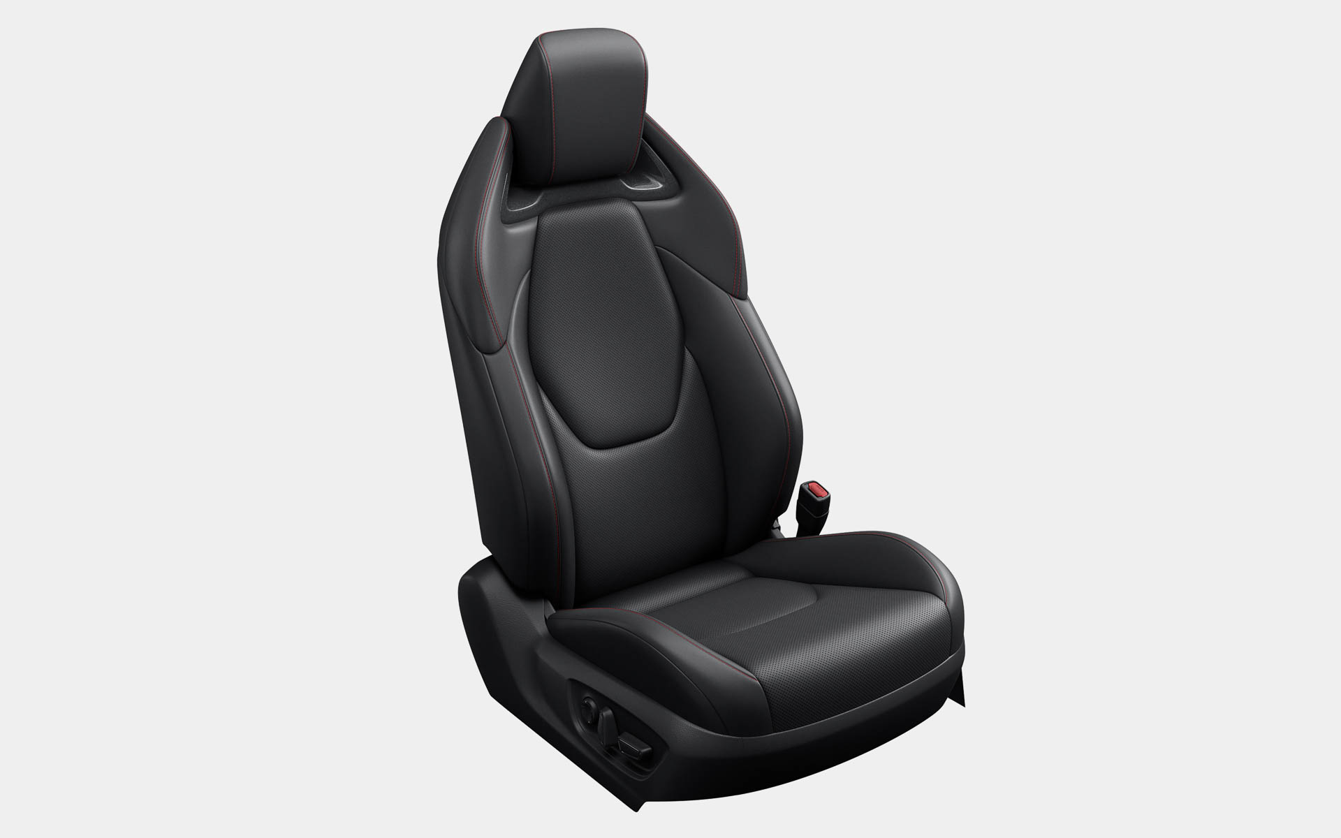 スポーツシート（スポーツレザー［本革］/レッドステッチ付）