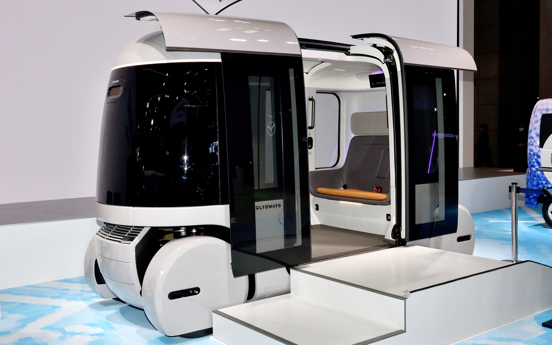 「Glydways」で使用する小型電動車両「Glydcar」