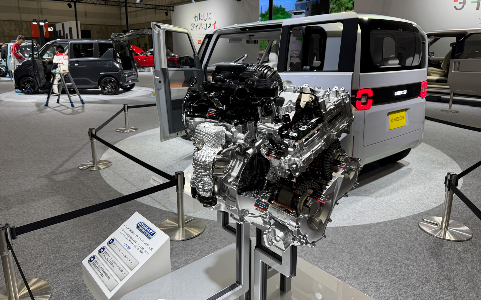 ロッキーHEVの「e-SMART HYBRID」を軽量・小型化したハイブリッドシステムが軽自動車に向けて登場する予感