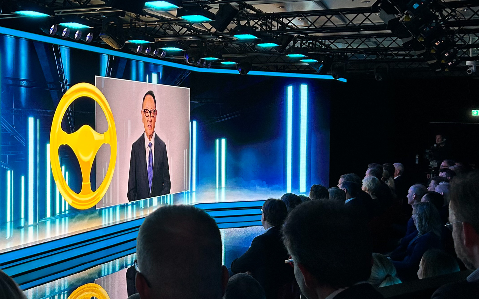 独Auto Bild誌の「ゴールデン・ステアリング・ホイール賞」受賞に際し、ビデオメッセージを寄せたトヨタ自動車株式会社 代表取締役会長 豊田章男氏