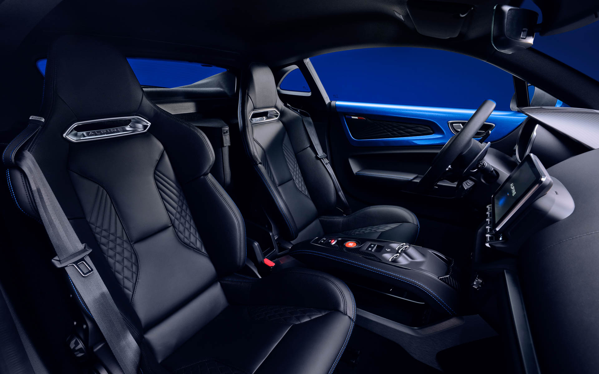 A110 ブルー アルピーヌ エディションのインテリア