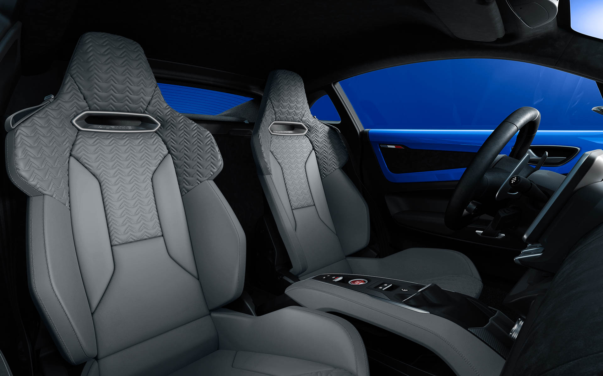 A110 GTS ブルー アルピーヌ エディションのインテリア