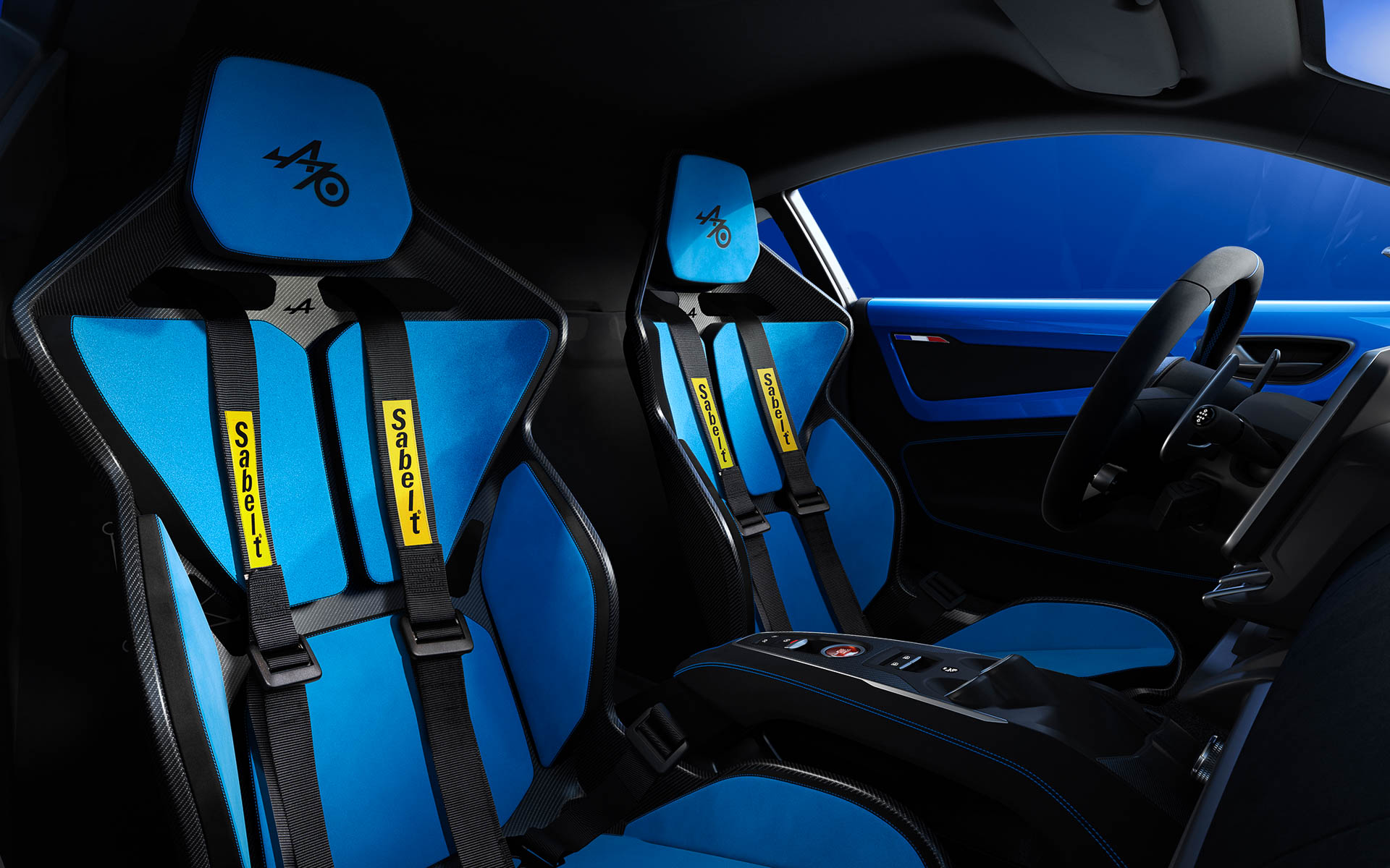 A110 R 70 ブルー アルピーヌ エディションのインテリア