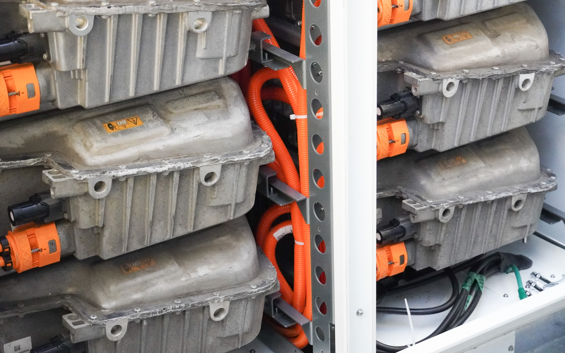 汚れから、リユースであることが分かる