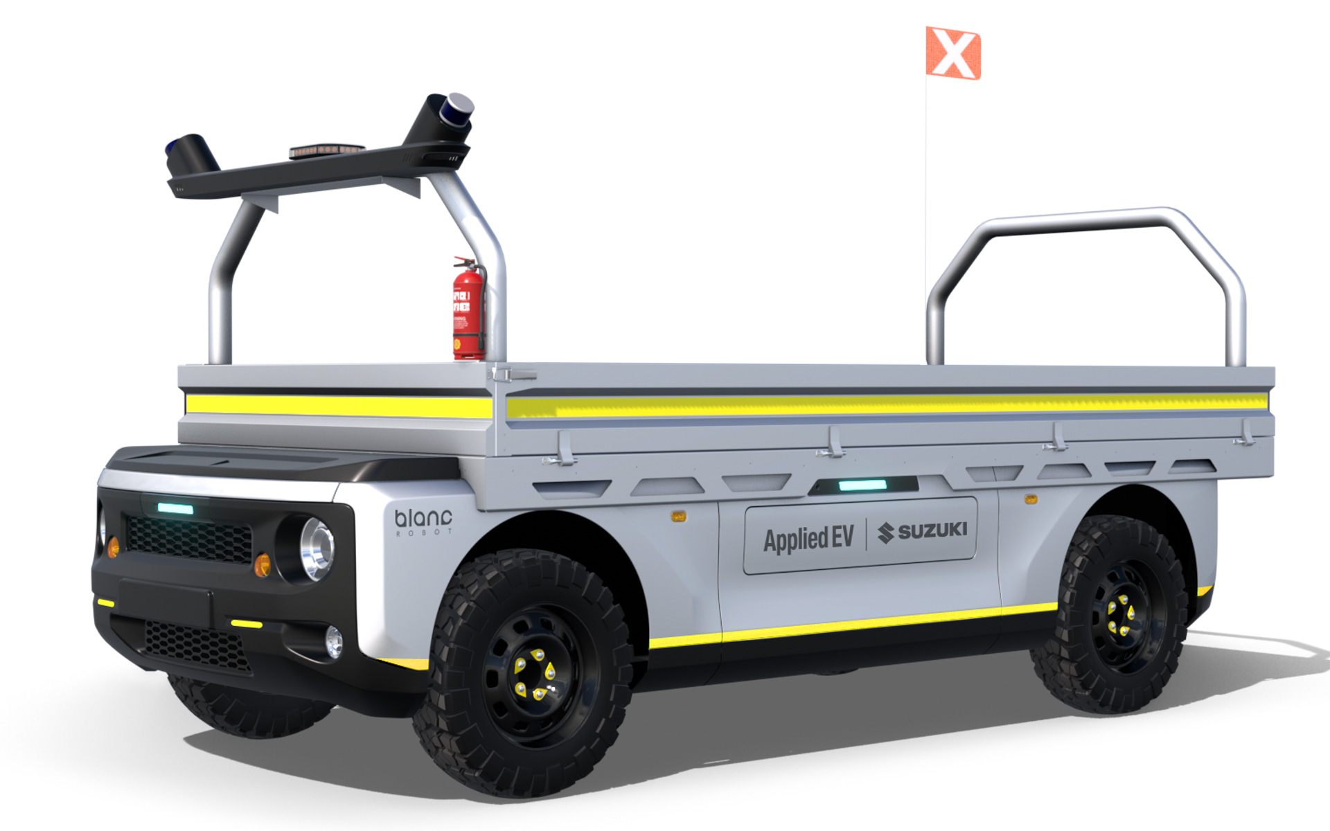 「ジムニーノマド」のラダーフレームを採用する「Blanc Robot」過酷環境対応モデル