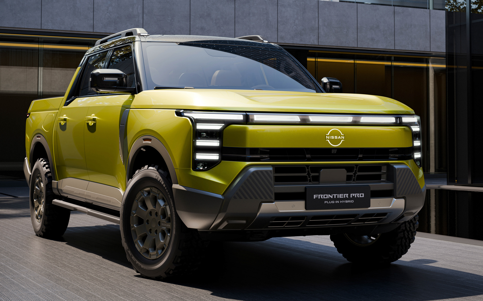 日産が中国で発表した「Frontier Pro PHEV」