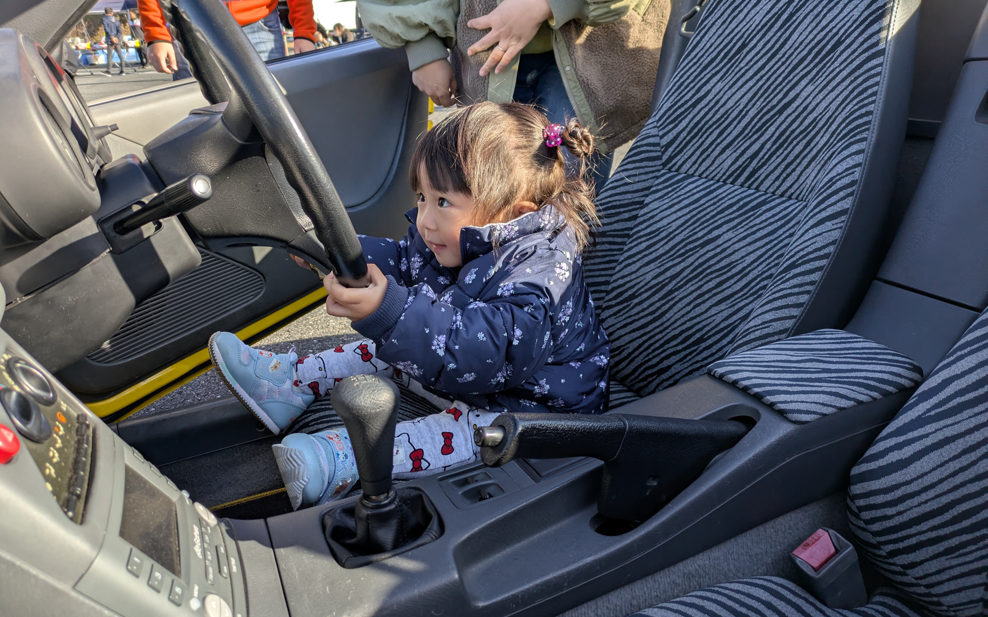 黄色で可愛らしい「ビート」は子供にも大人気でした