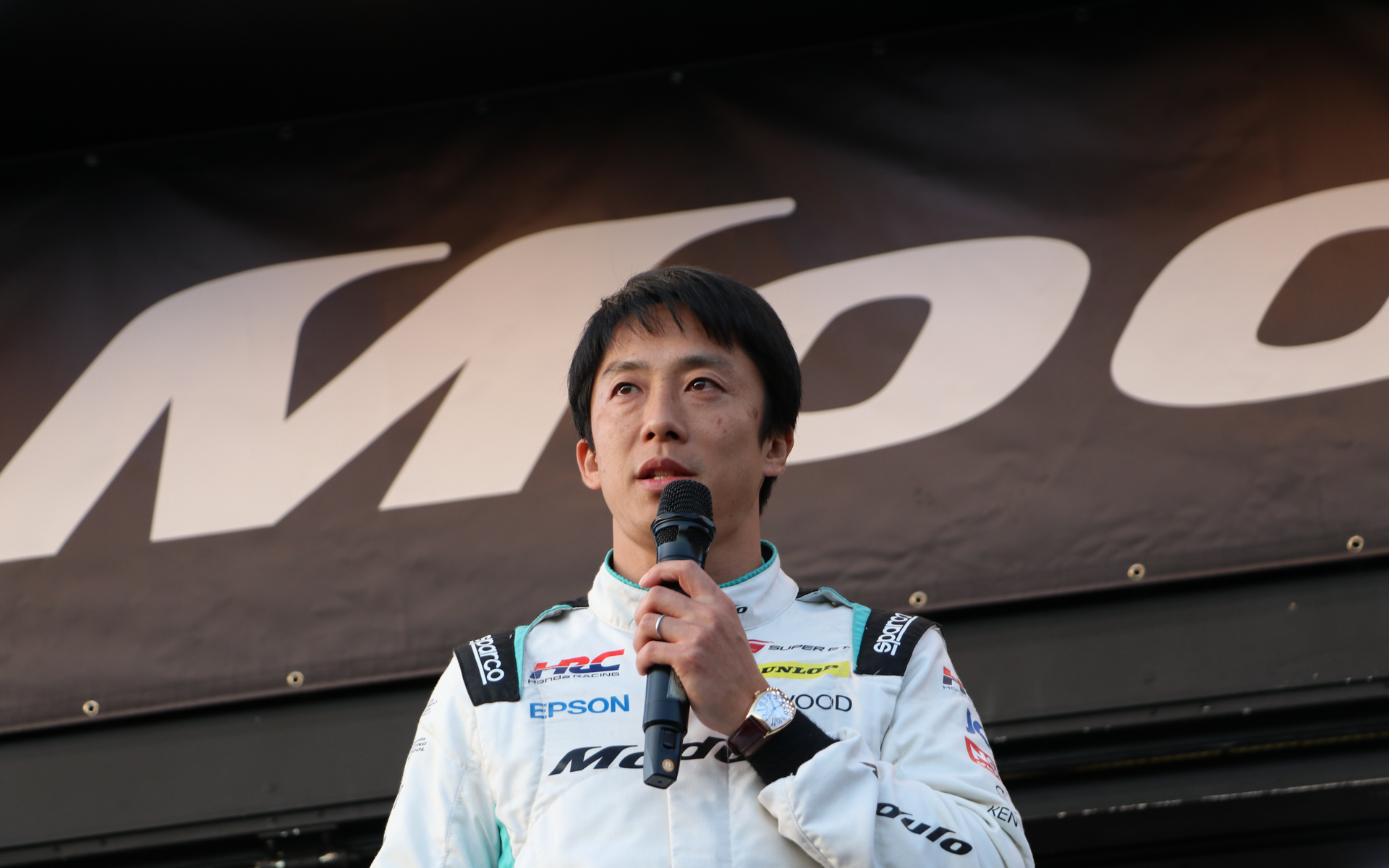 最後に感謝を述べる伊沢選手