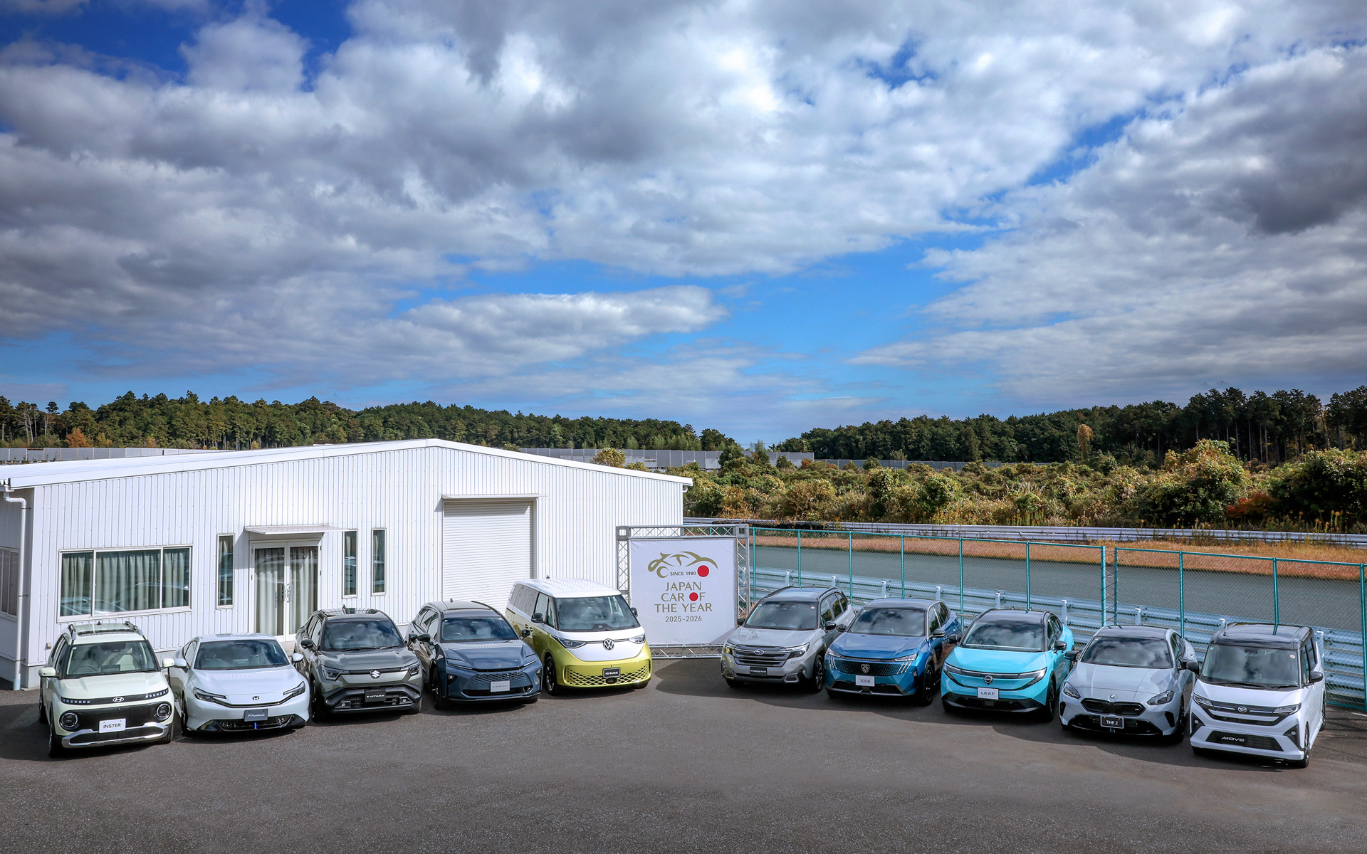 日本カー・オブ・ザ・イヤー 2025-2026の最終選考会に進出する上位10台「10ベストカー」