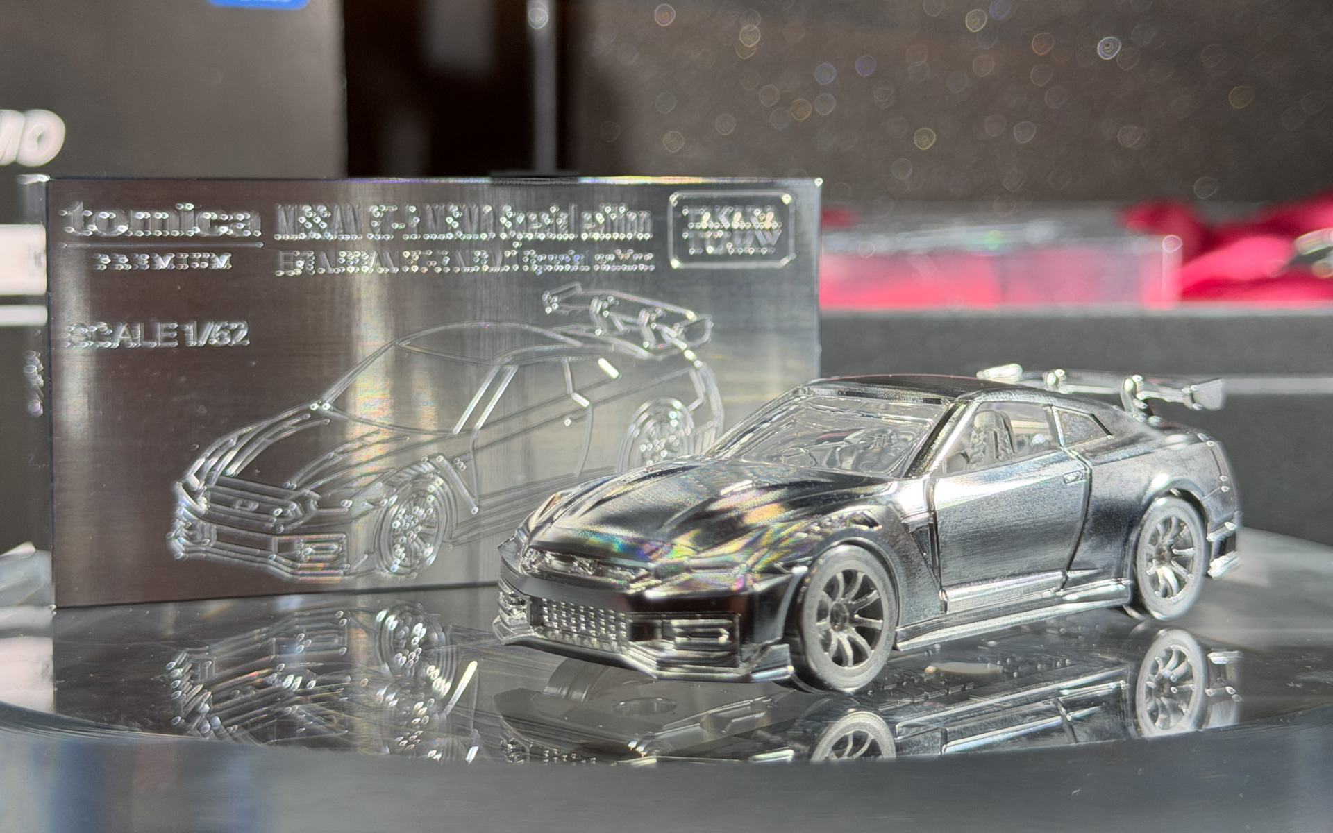日産「GT-R NISMO Special edition」のアルミ切削トミカ