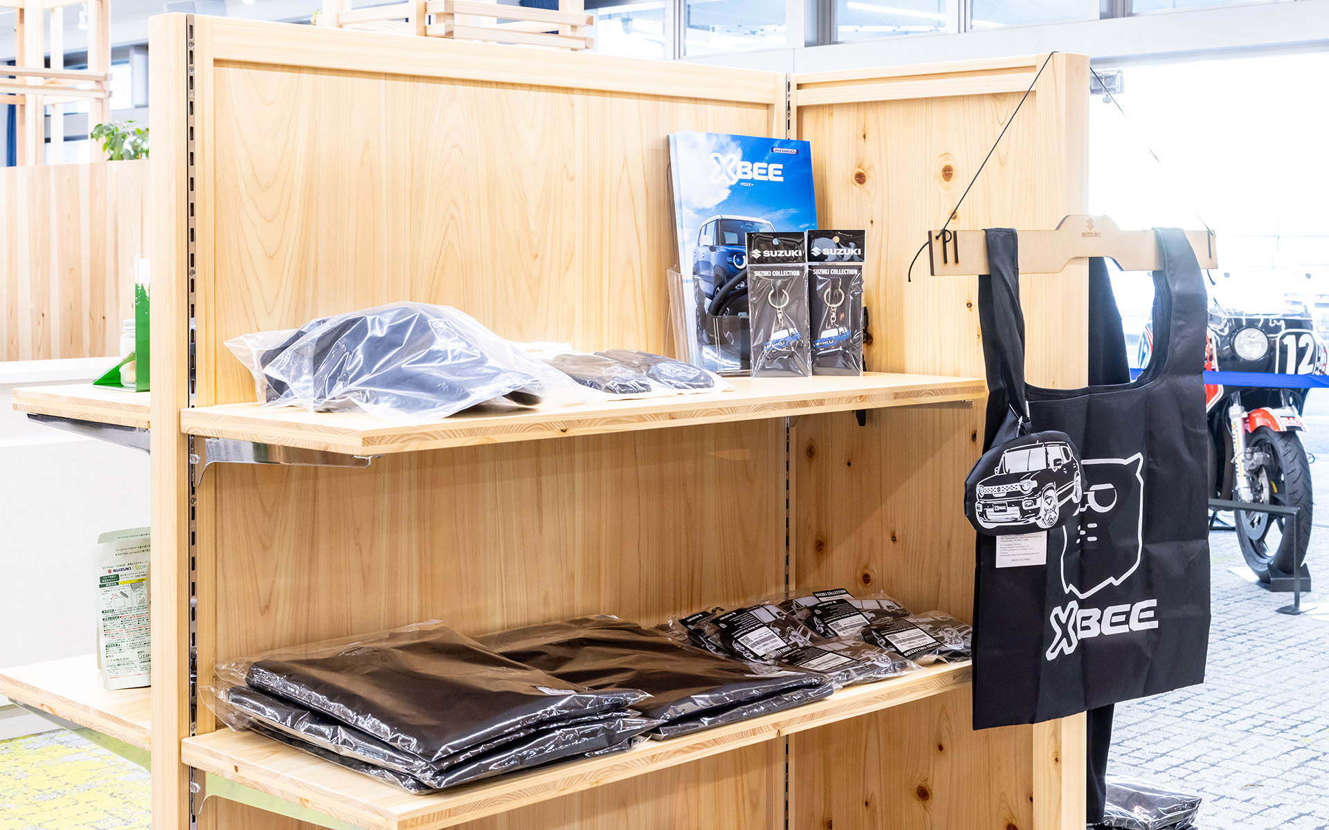 新しくなったクロスビーのアイテム。描かれているキャラクターはフクロウではなくミミズク