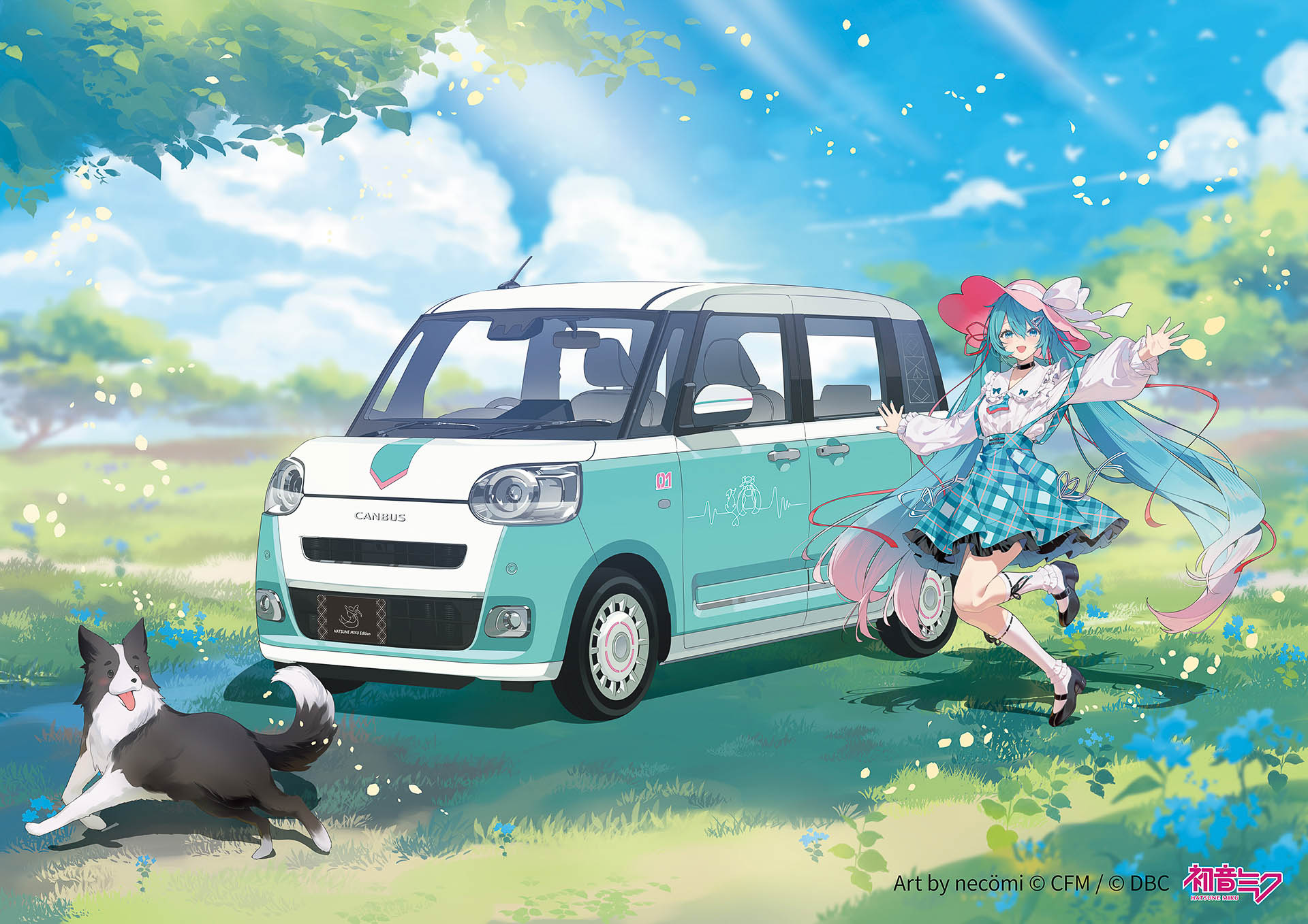 絵師のnecömi氏がピクニックの世界観をビジュアル化