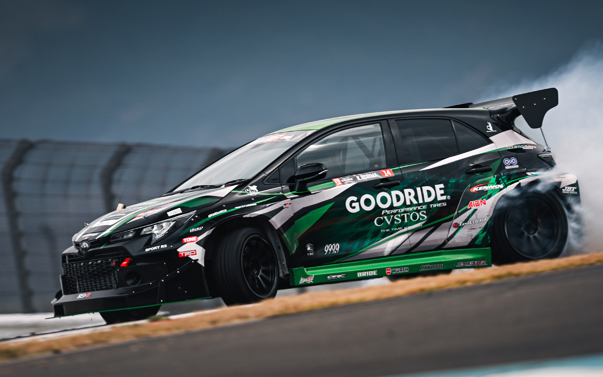 FORMULA DRIFT JAPANでの走行シーン