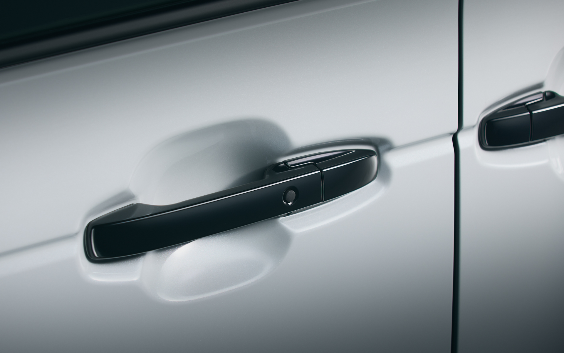 クリスタルブラック・パール塗装アウタードアハンドル