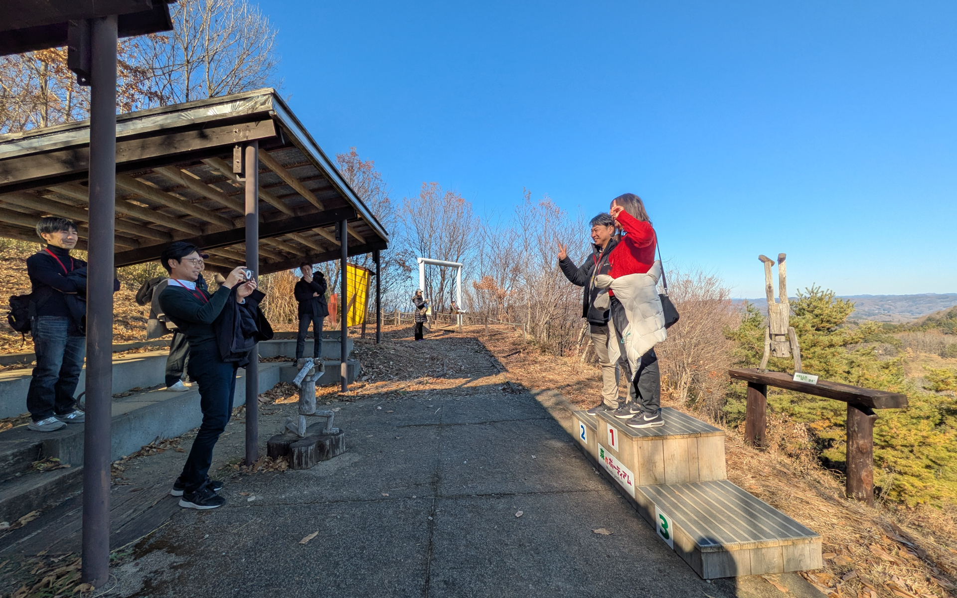参加者もたくさんの映えスポットで記念撮影を楽しんでいた