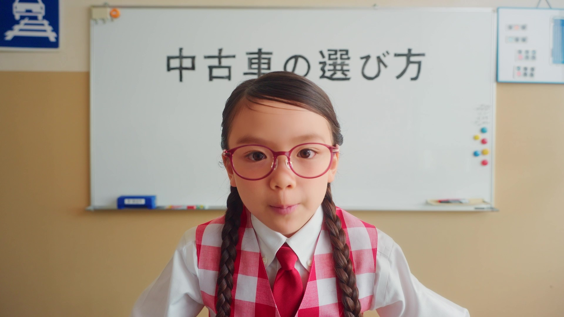 中古車の選び方を分かりやすくレクチャーする“トヨタこども教官”