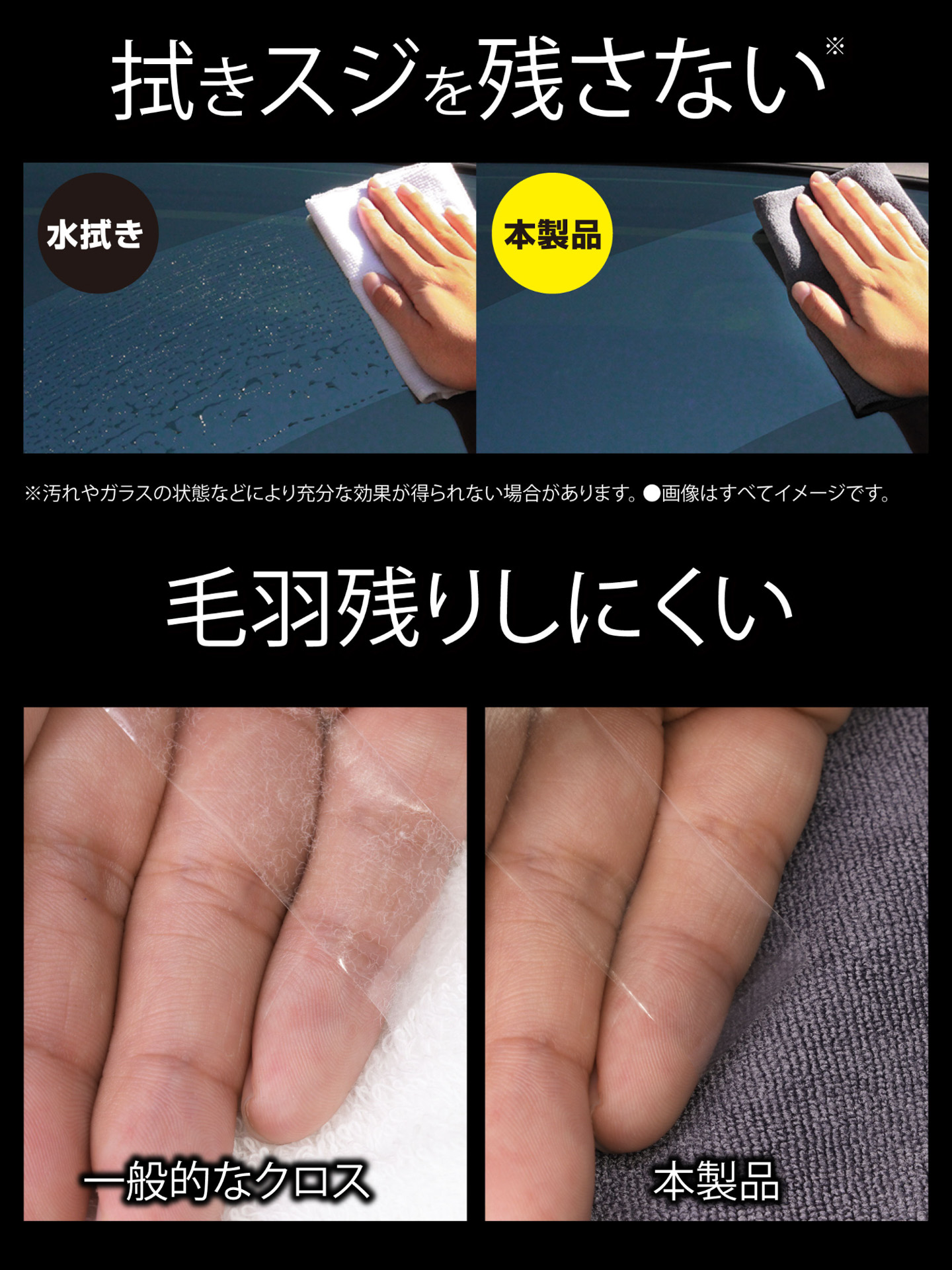 「高性能マイクロファイバークロス」