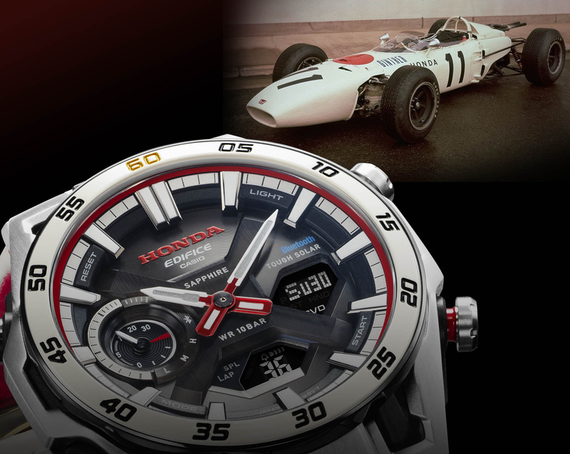 カシオ、ホンダのF1初優勝60周年を記念したコラボ腕時計 “EDIFICE”新 