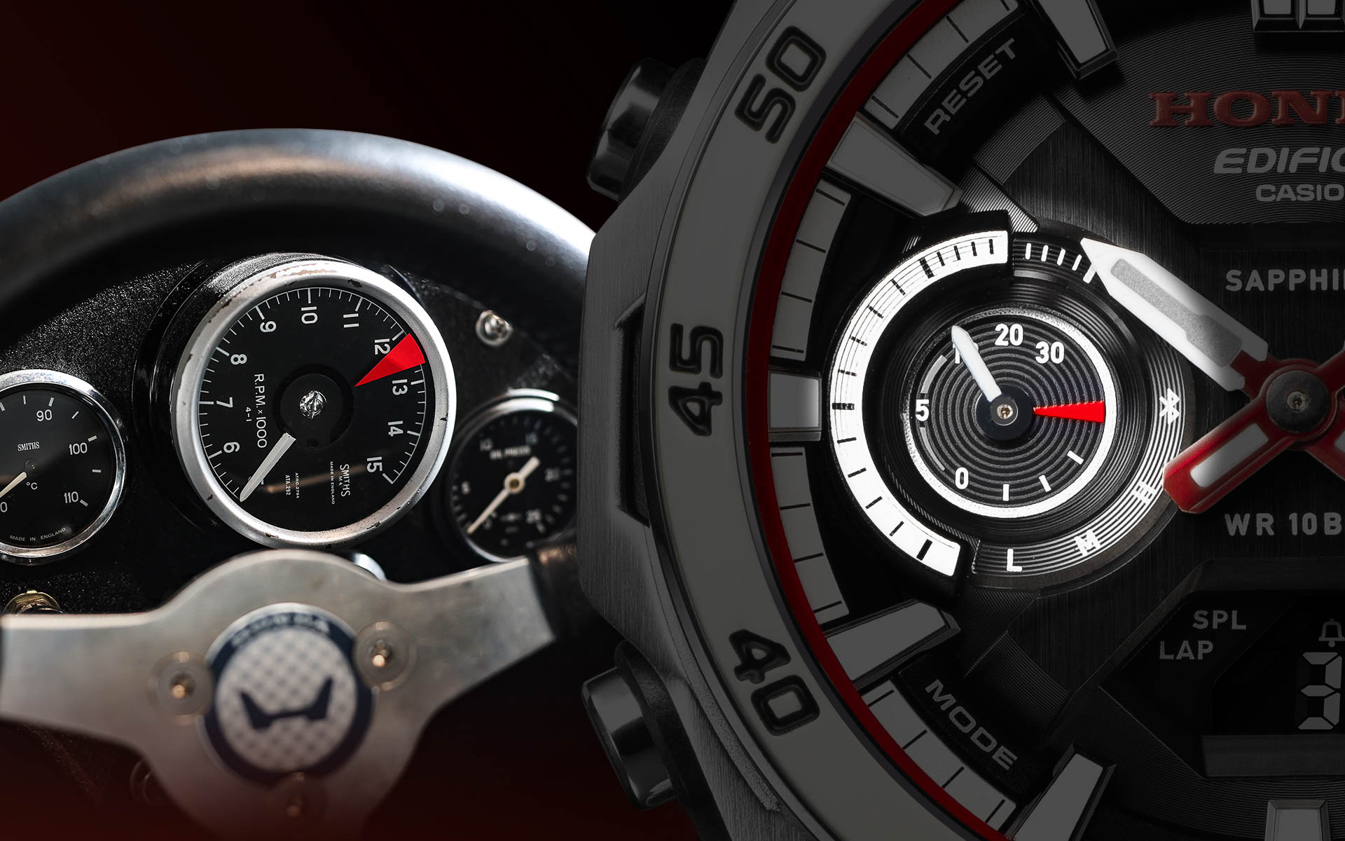 インダイヤルはRA272のタコメーターをイメージ