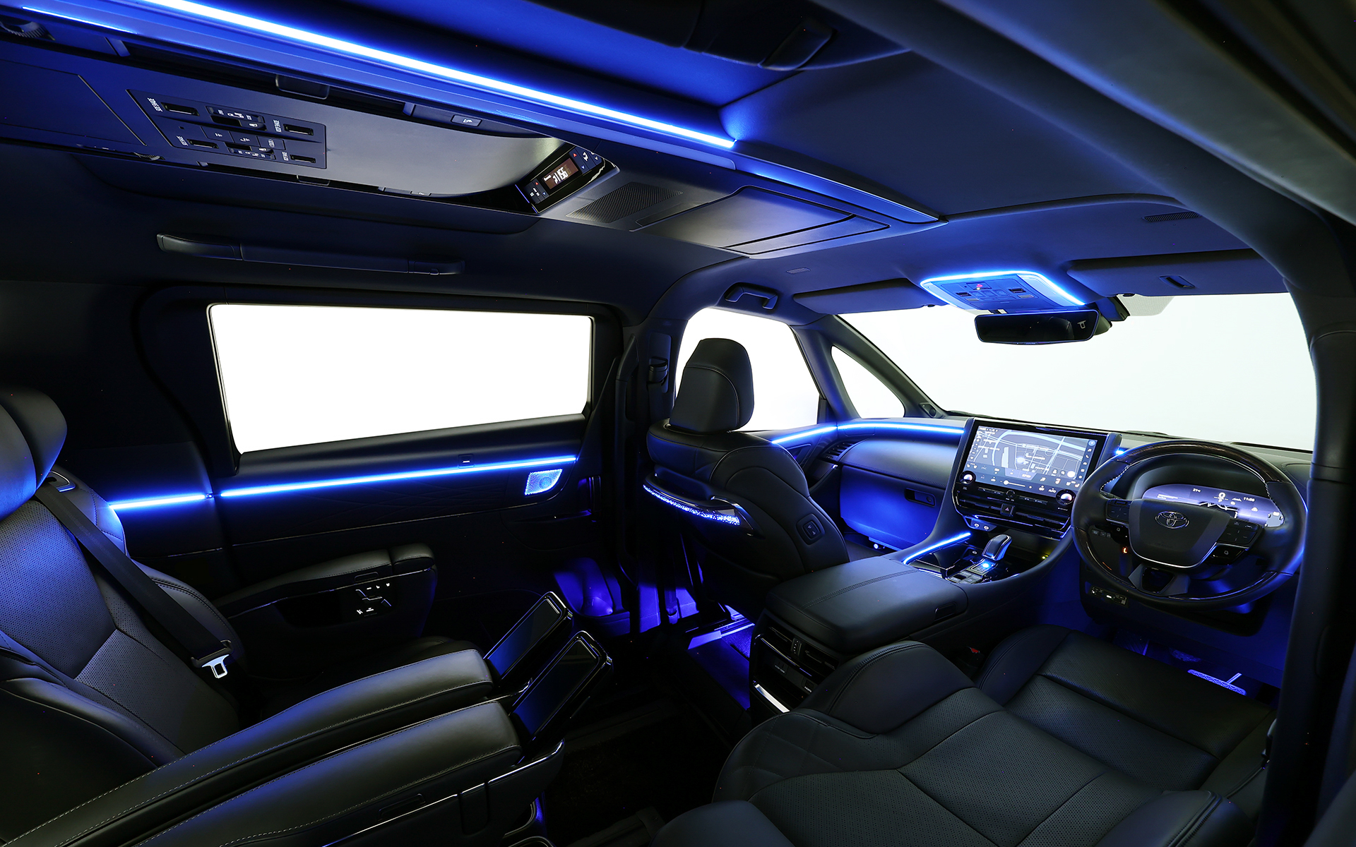 40系アルファード用アンビエントライト装着イメージ