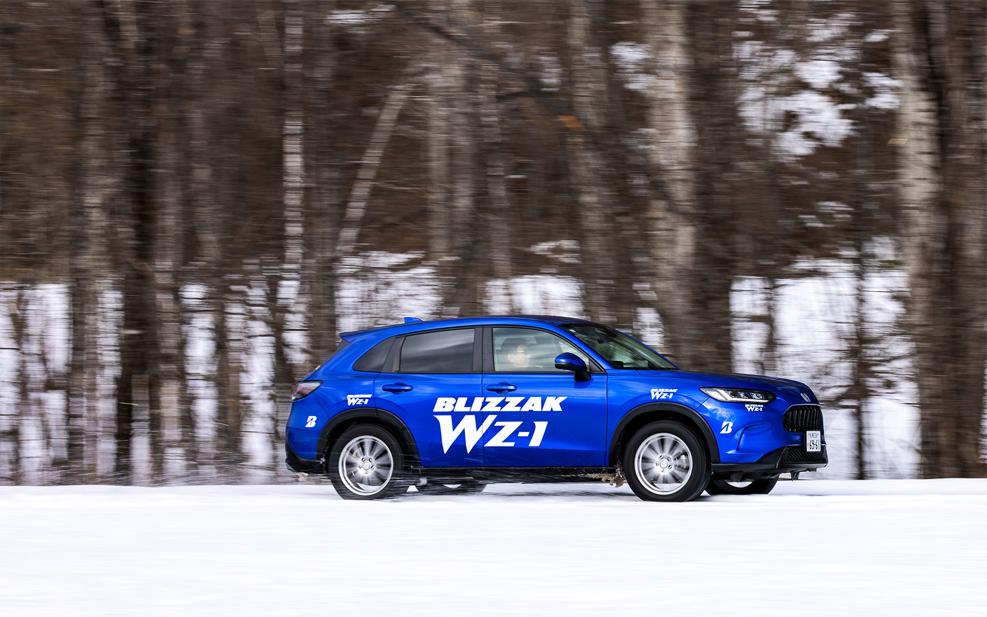 N-BOX、ZR-V、RAV4など次々と試乗。特に軽量のN-BOXと「WZ-1」の組み合わせによる安心感には同乗者からもおどろきの声があがった