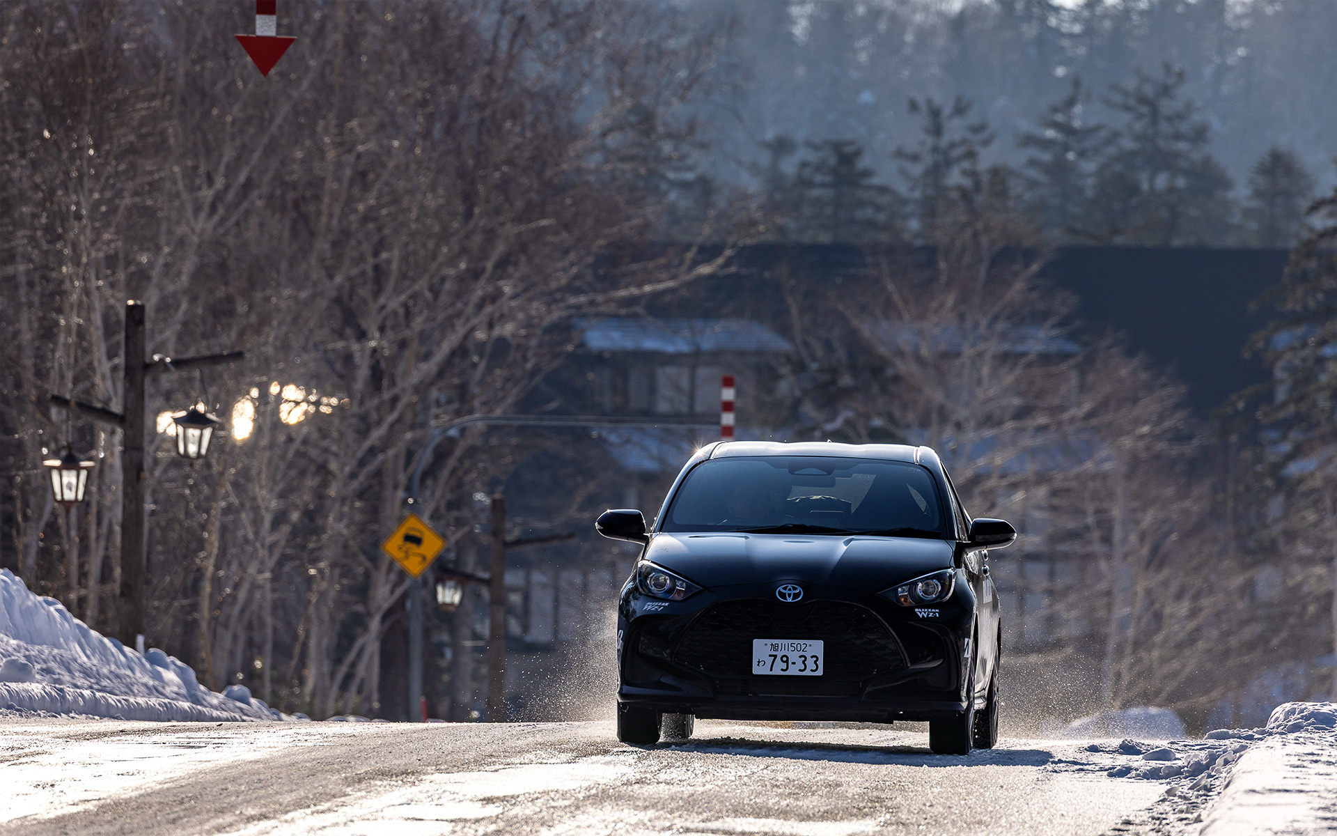 日が落ちてきた夕方には路面も刻々と変化。そんな中でも「WZ-1」は最後の最後まで路面を捉え、コントロールしやすく駆け抜けてくれた