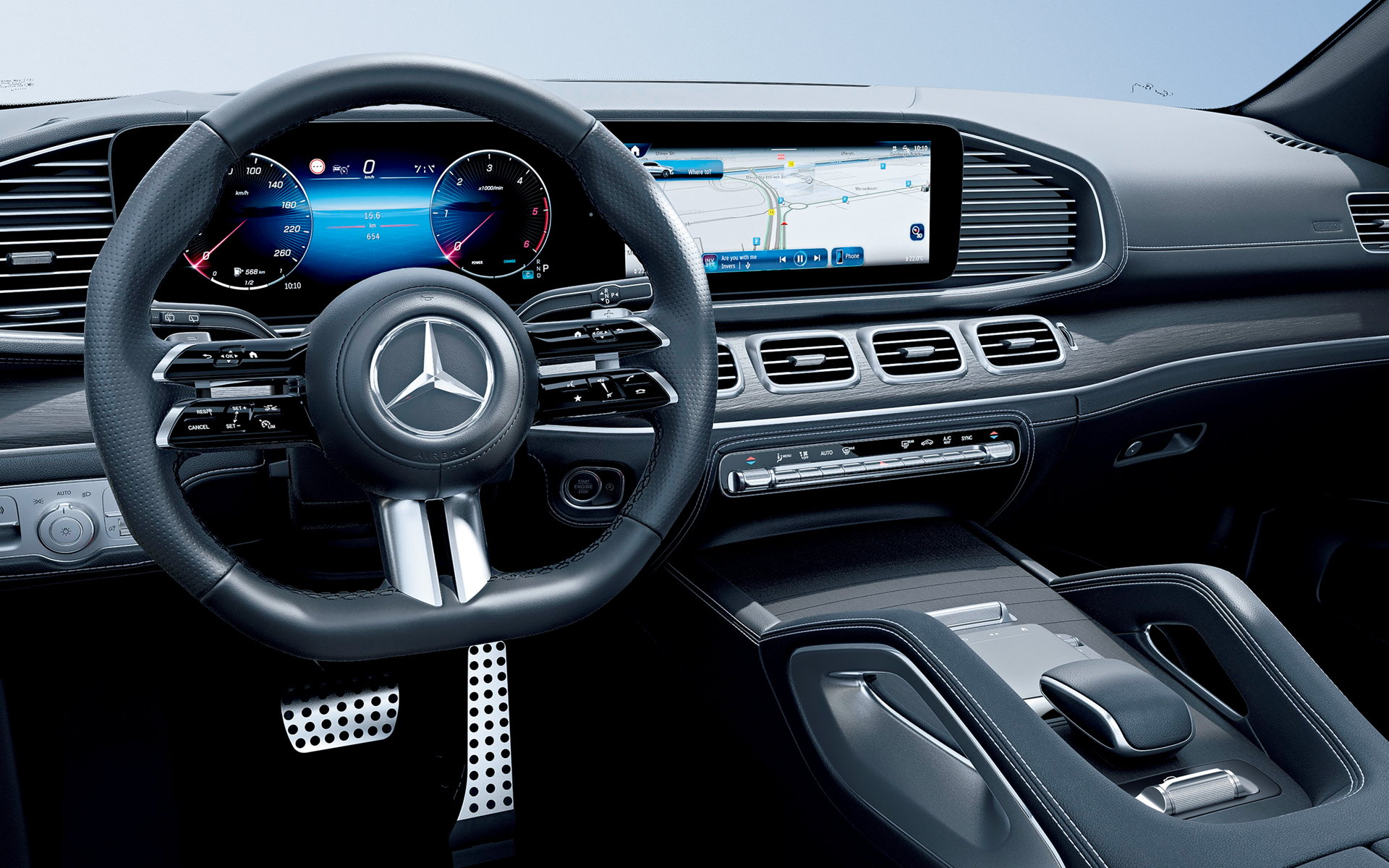 GLSナイトエディションのインテリア