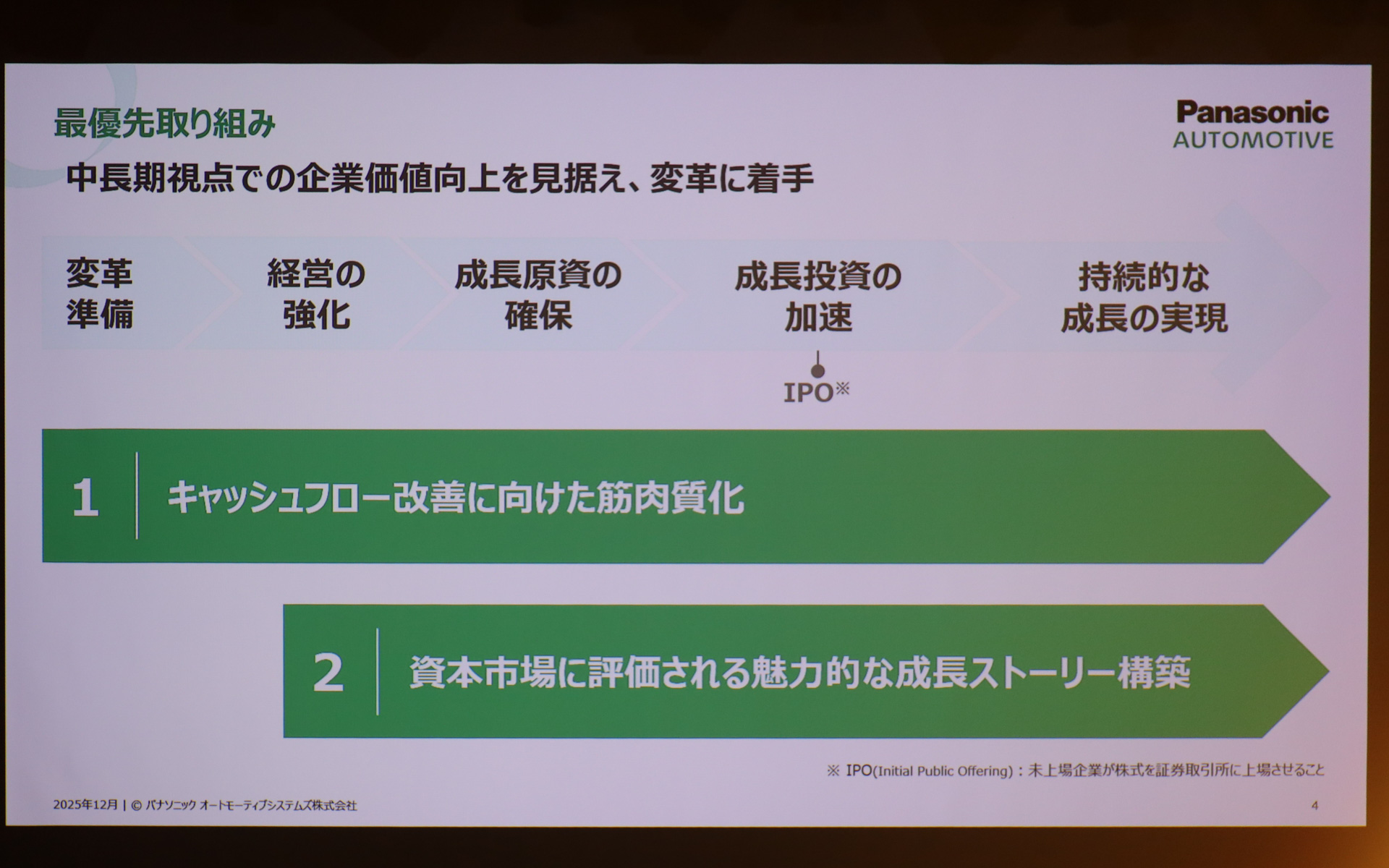 3〜4年以内のIPOを目指す
