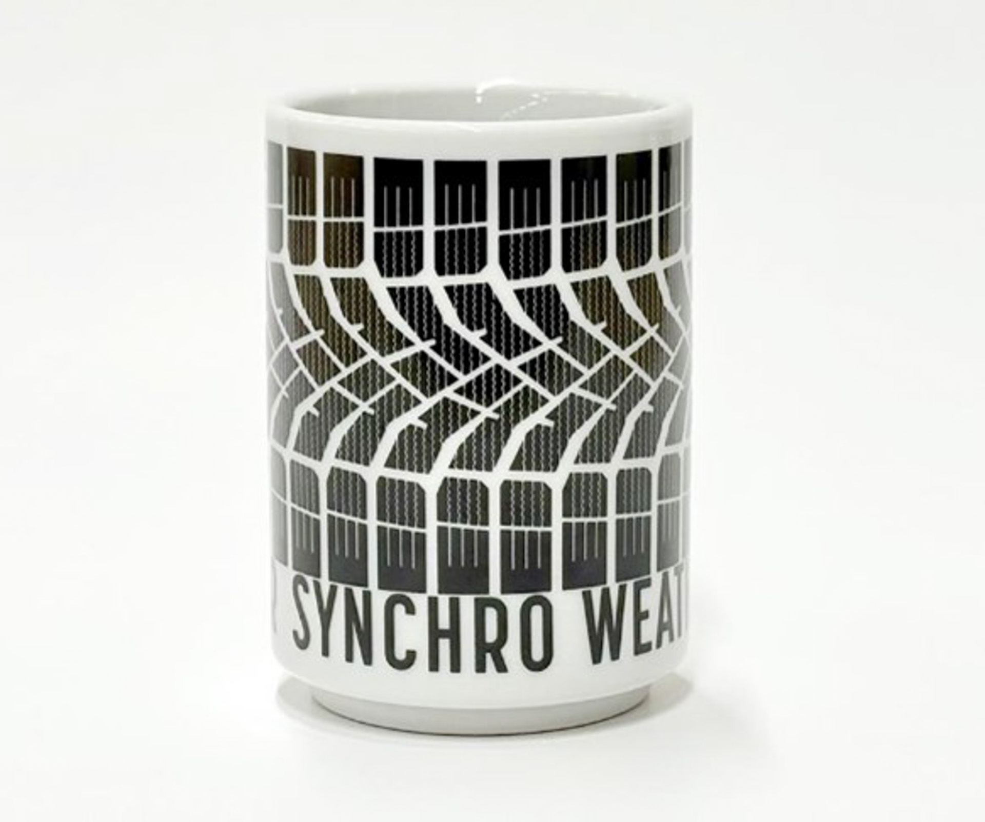 トレッドパターン柄の湯呑「SYNCHRO WEATHER」