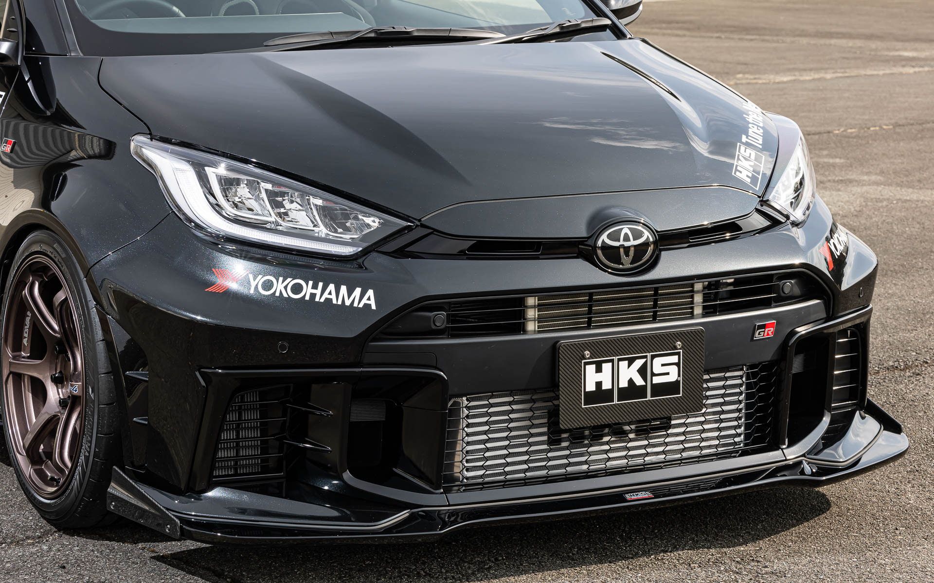 画像はTAS2025展示のGRヤリスデモカー