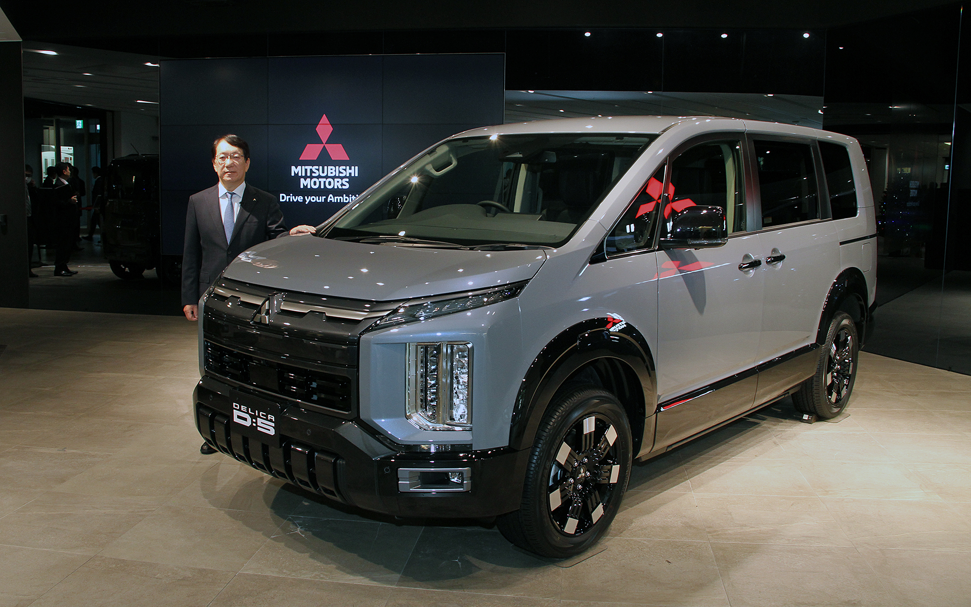 大幅改良した「デリカD:5」の取材会が開かれた