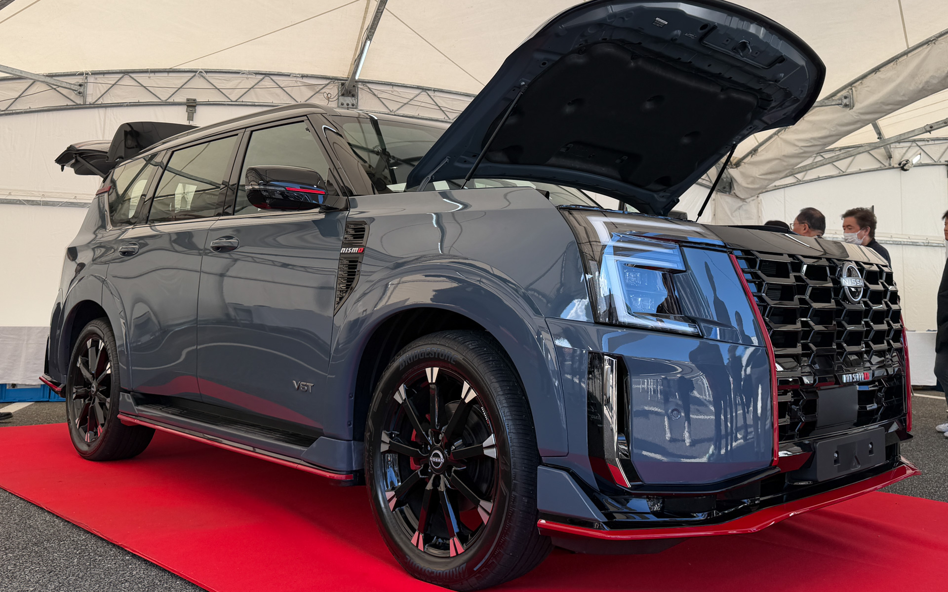 国内で販売されていない「パトロール NISMO」が展示された