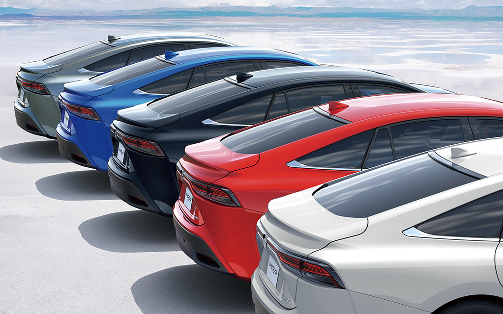 ボディカラーを全5色に集約