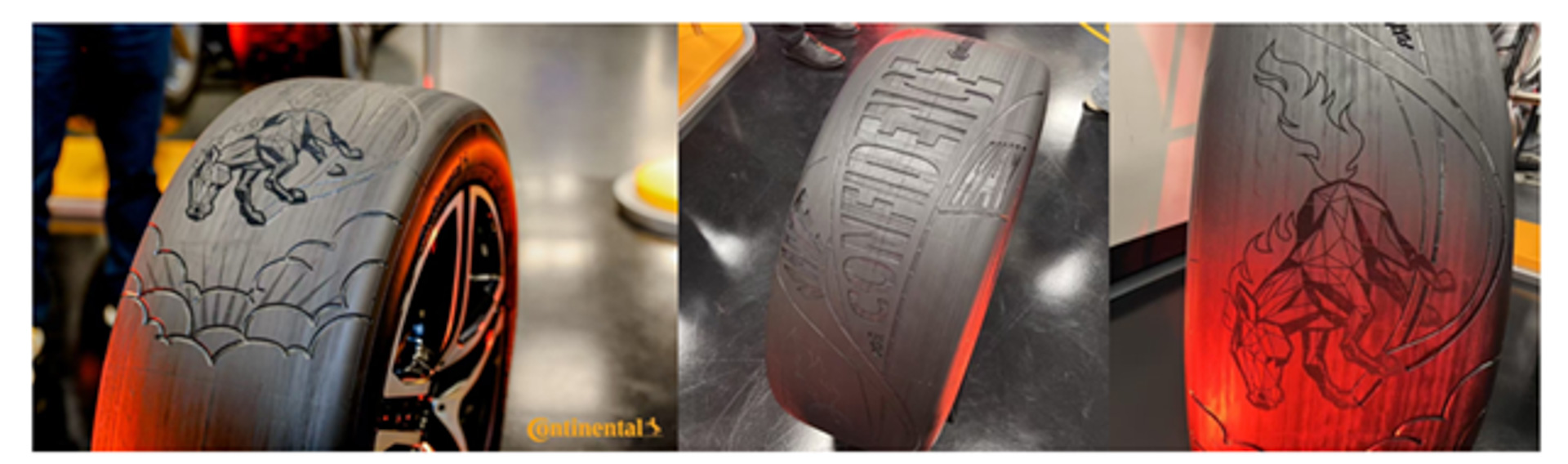 アート作品「カービングタイヤ」