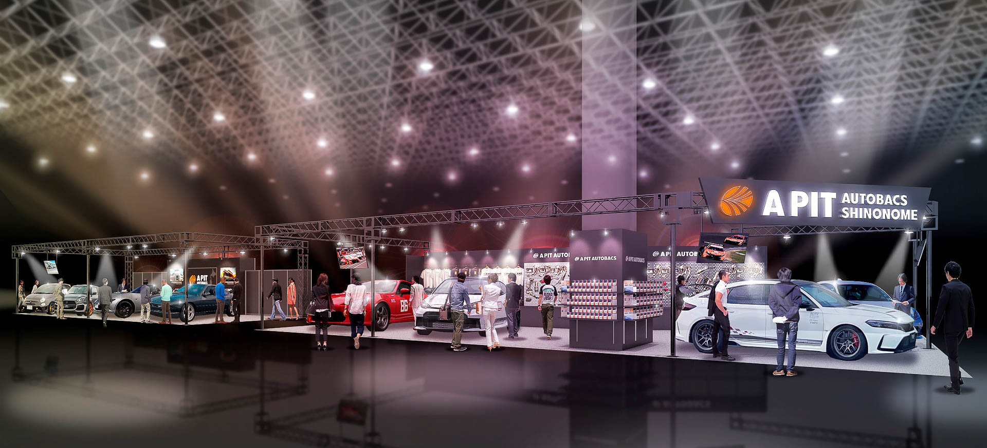 「A PIT AUTOBACS」ブースのイメージ