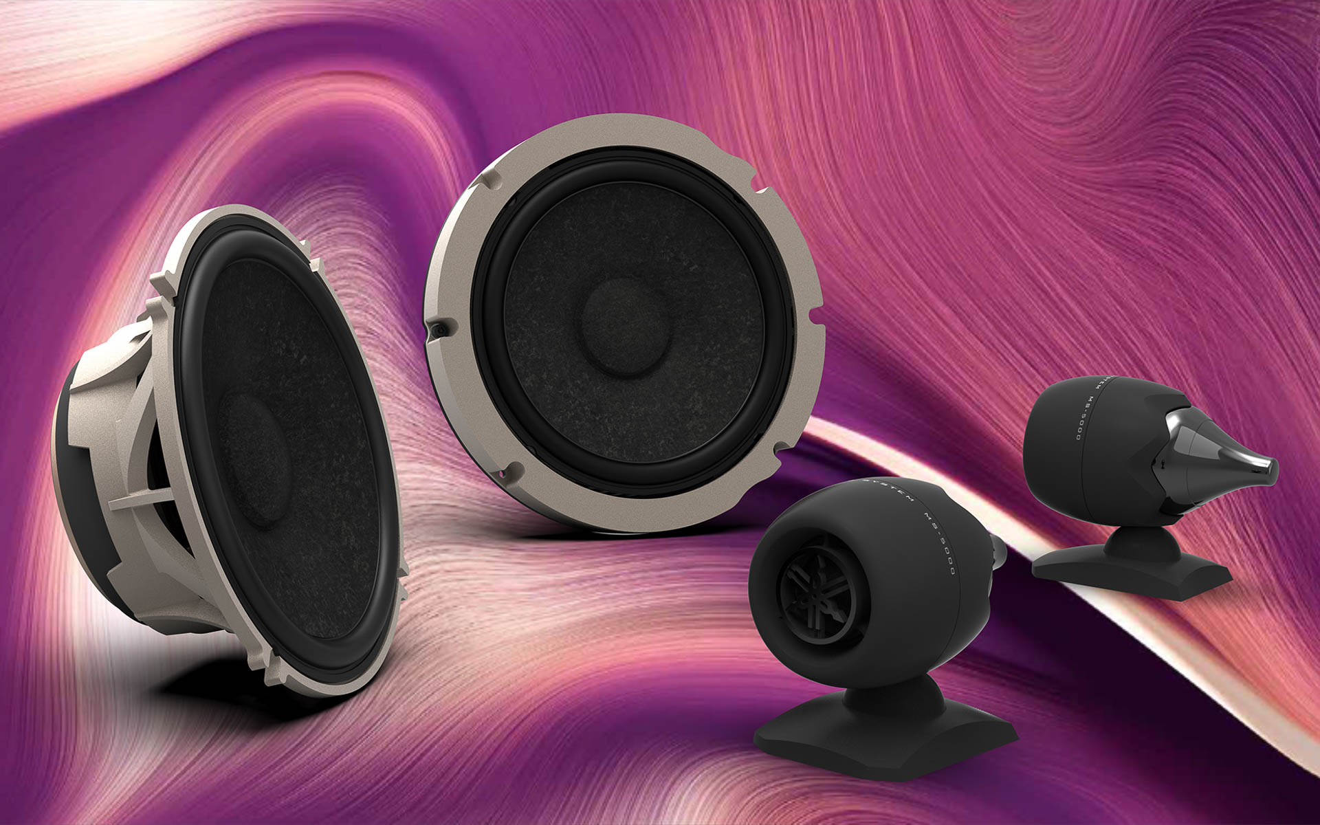 ヤマハが開発中のアフターマーケット向け車載スピーカー