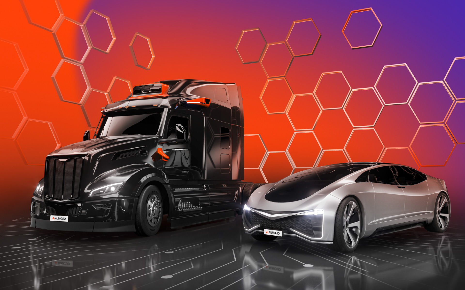 トレーラー牽引時の衝突を警告する「Xelve Trailer」など、「Xelve」テクノロジーソリューションを紹介