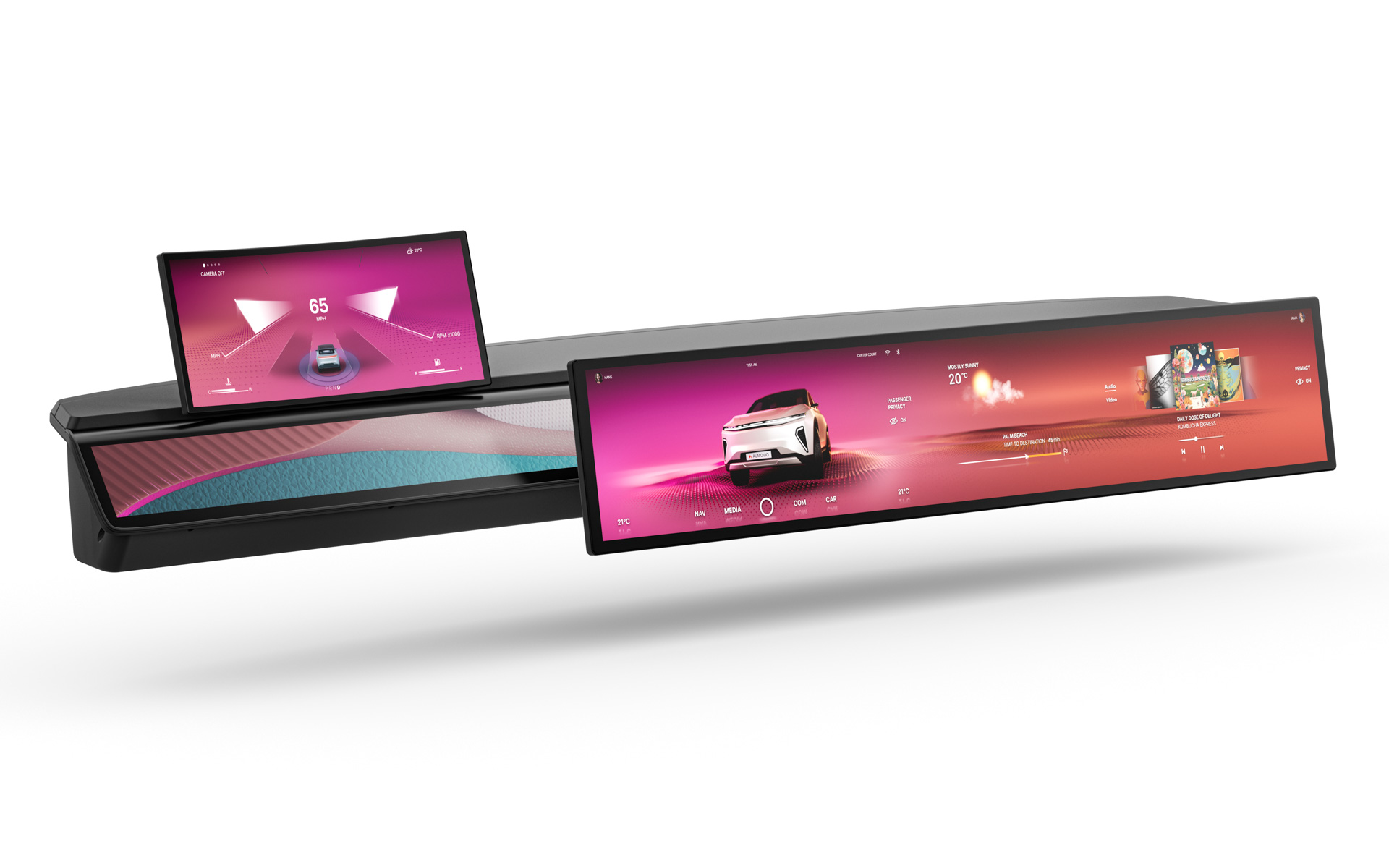 カスタムディスプレイソリューション「ブランデッド・パーソナライズド・コックピット」