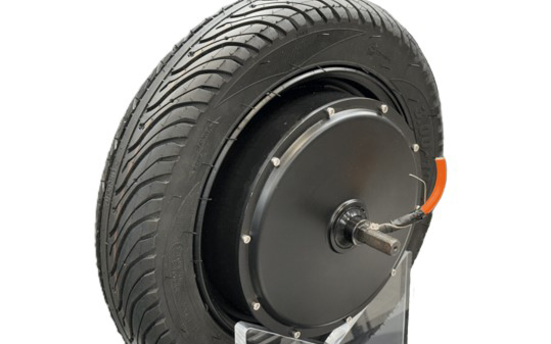 まもなく市場投入予定の電動バイク用2速自動変速インホイールモータードライブユニット