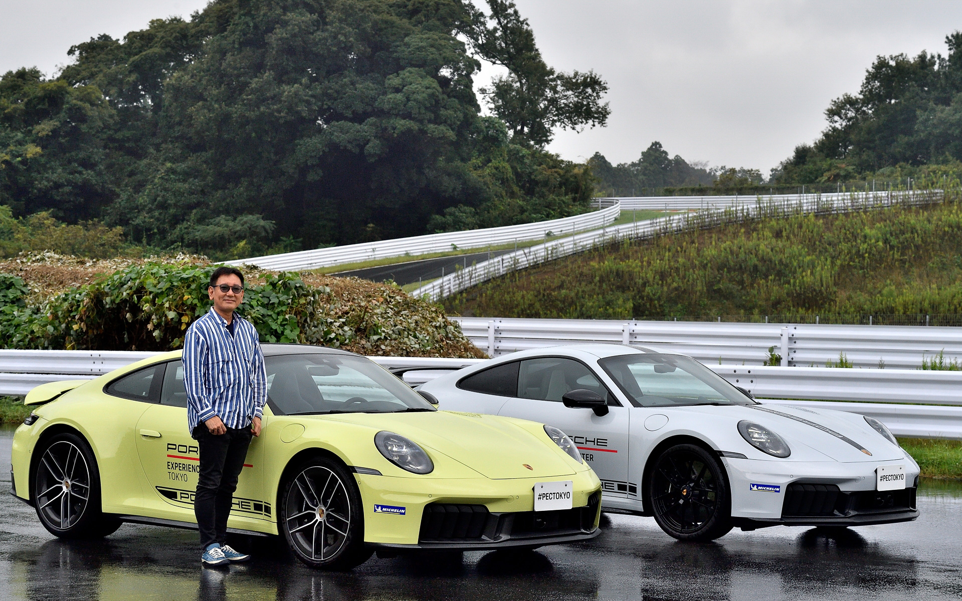 911 カレラ 4 GTS（左）と911 カレラ GTS（右）を比較試乗