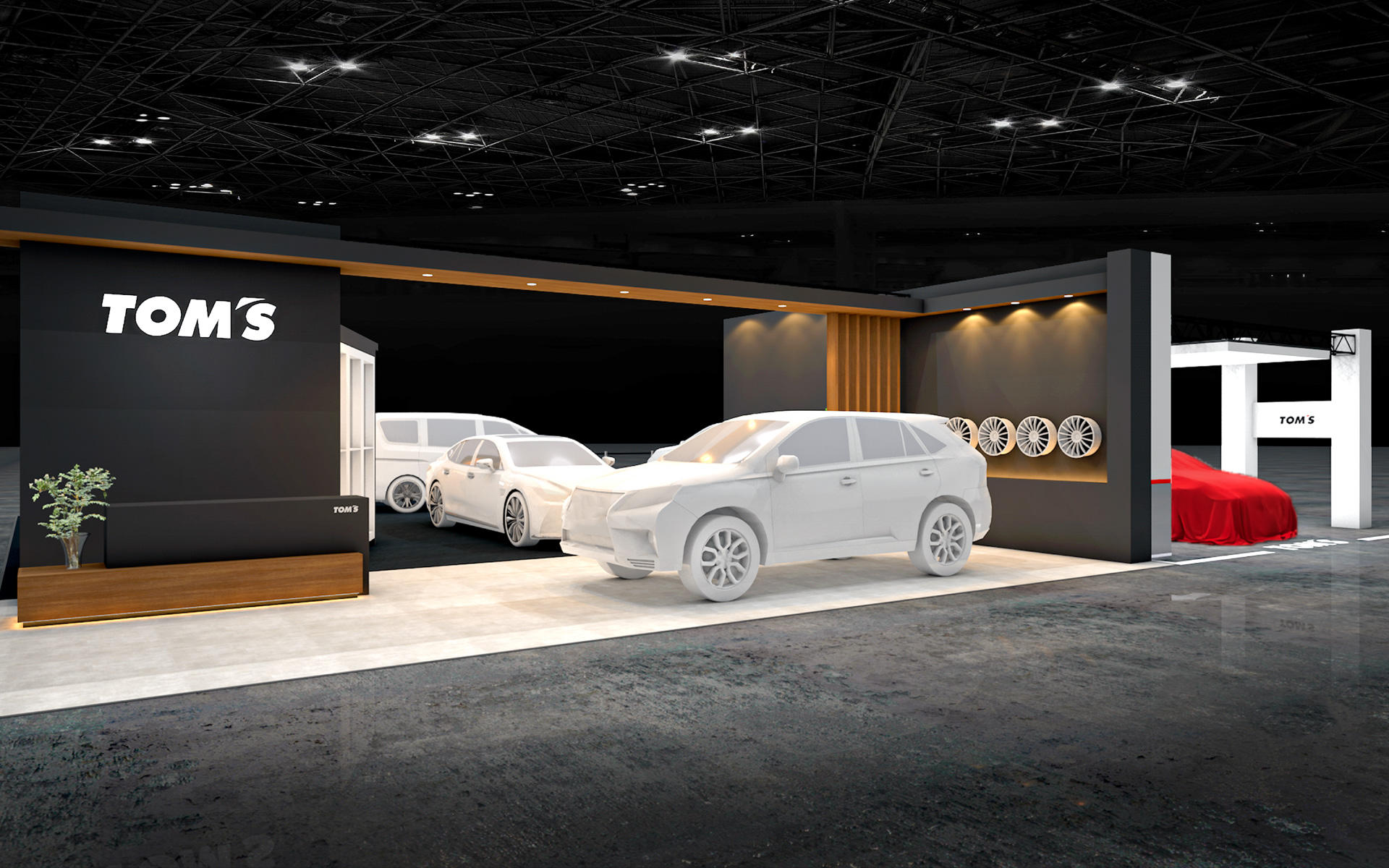 東京オートサロン2026 TOM'Sブース：北ホール10 No.1029