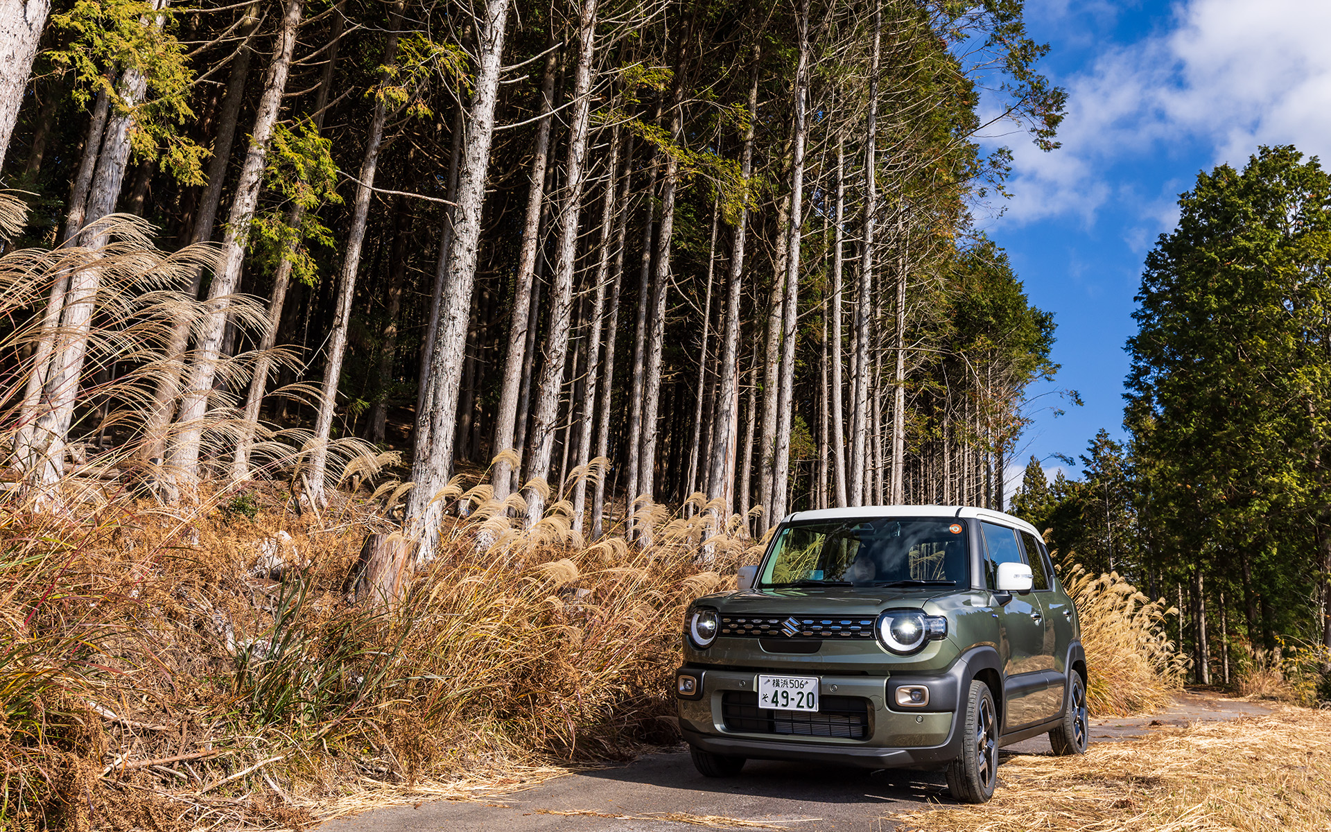 細い山道も安心して走れる