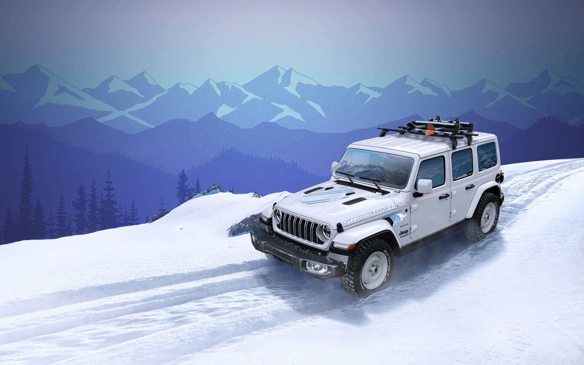 Wranglerの限定車「Jeep Wrangler Snow Trace（ジープ ラングラー スノートレース）」