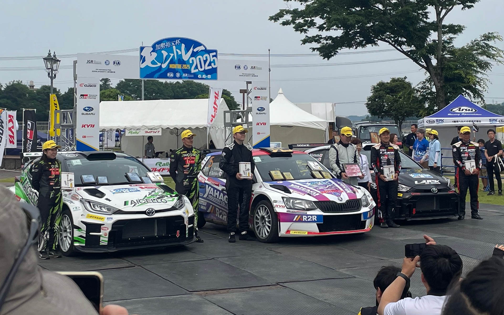 全日本ラリー選手権 モントレー。優勝は新井大樹選手。年代物のシュコダでトラブルを抱えながらも抜群の速さを示す