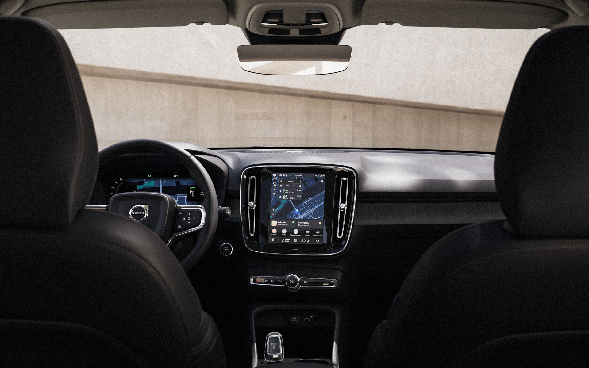 XC40 エッセンシャル B3 セレクションの車室内