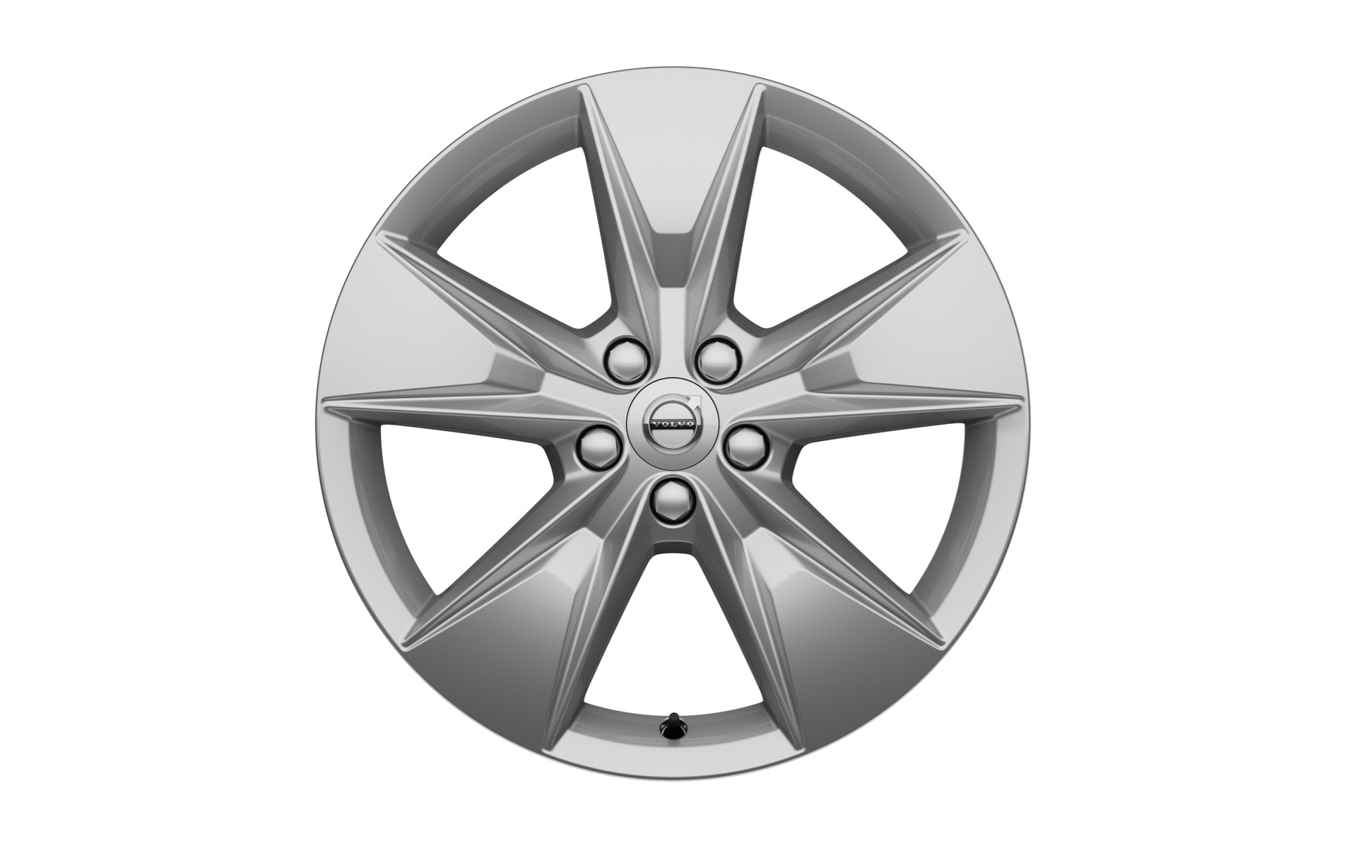 18インチ×7.5Jの 5スポーク・アルミホイール（シルバー）