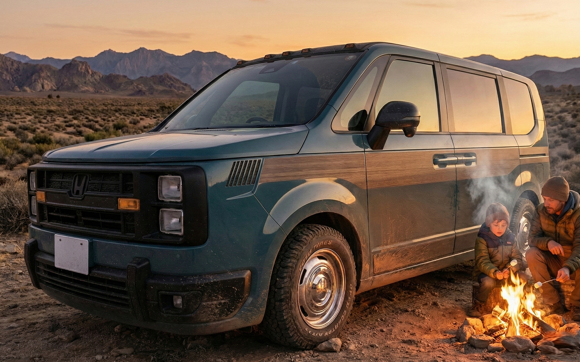 ホンダ「ステップワゴン」向け新作ボディキット「RESONATOR（レゾネーター）」装着イメージ